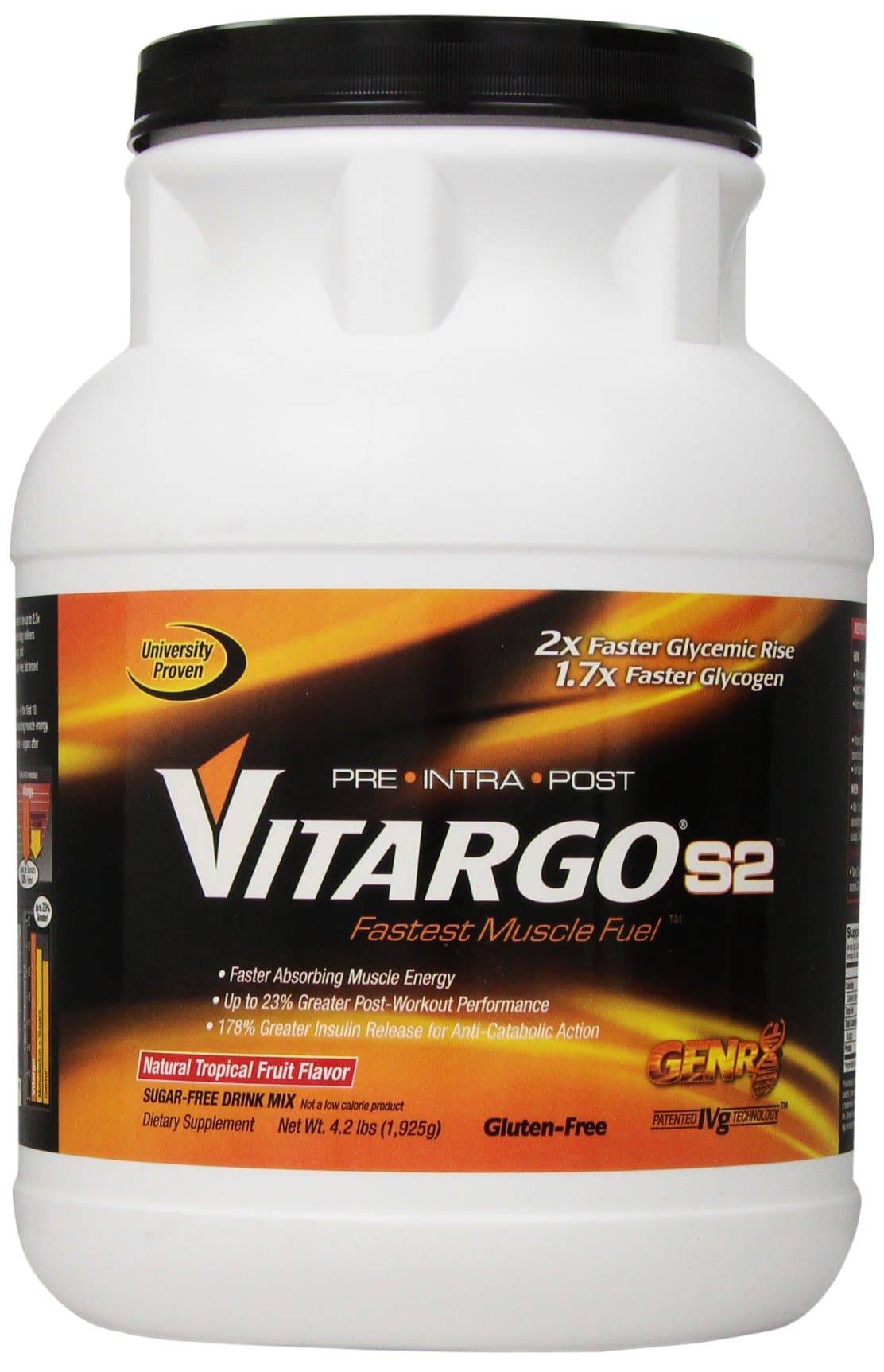 Genr8: Vitargo S2 Tropical Fruit, 4.2 lb