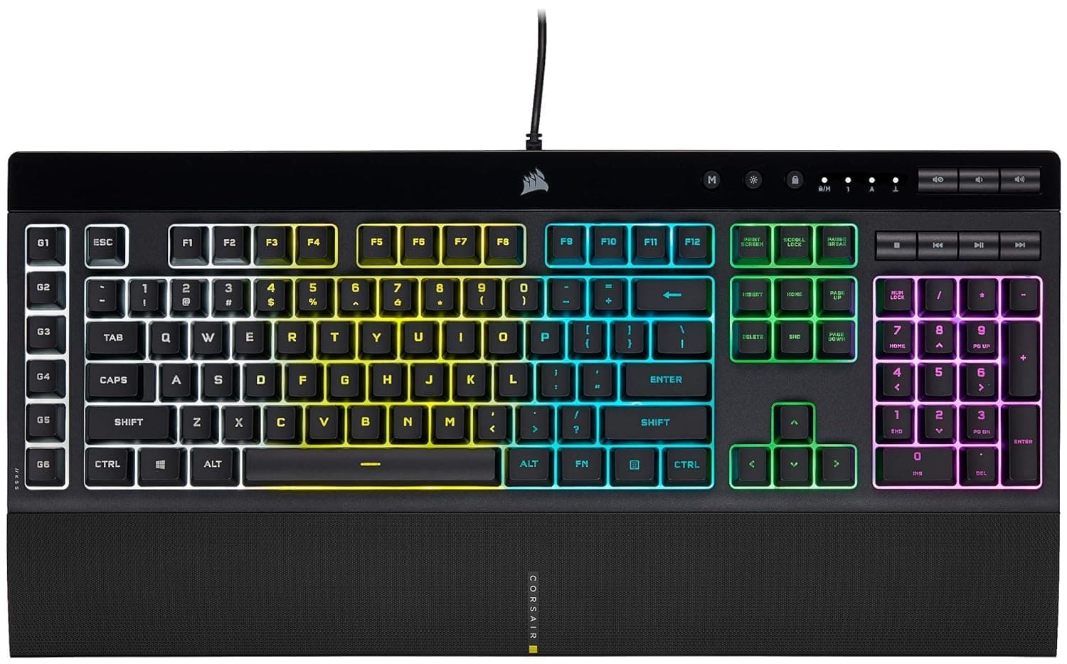 K55 RGB PRO Gaming Keyboard, Black