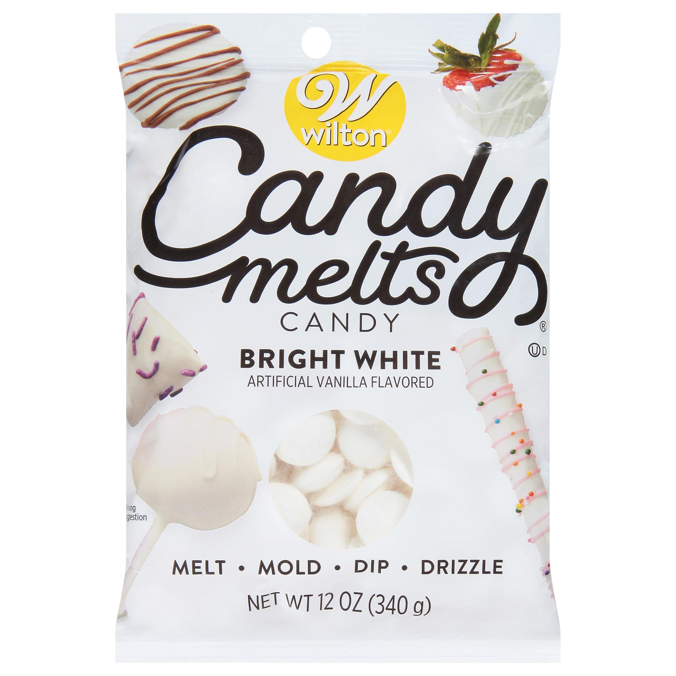 Candy Melts 12OZ Bright WHT
