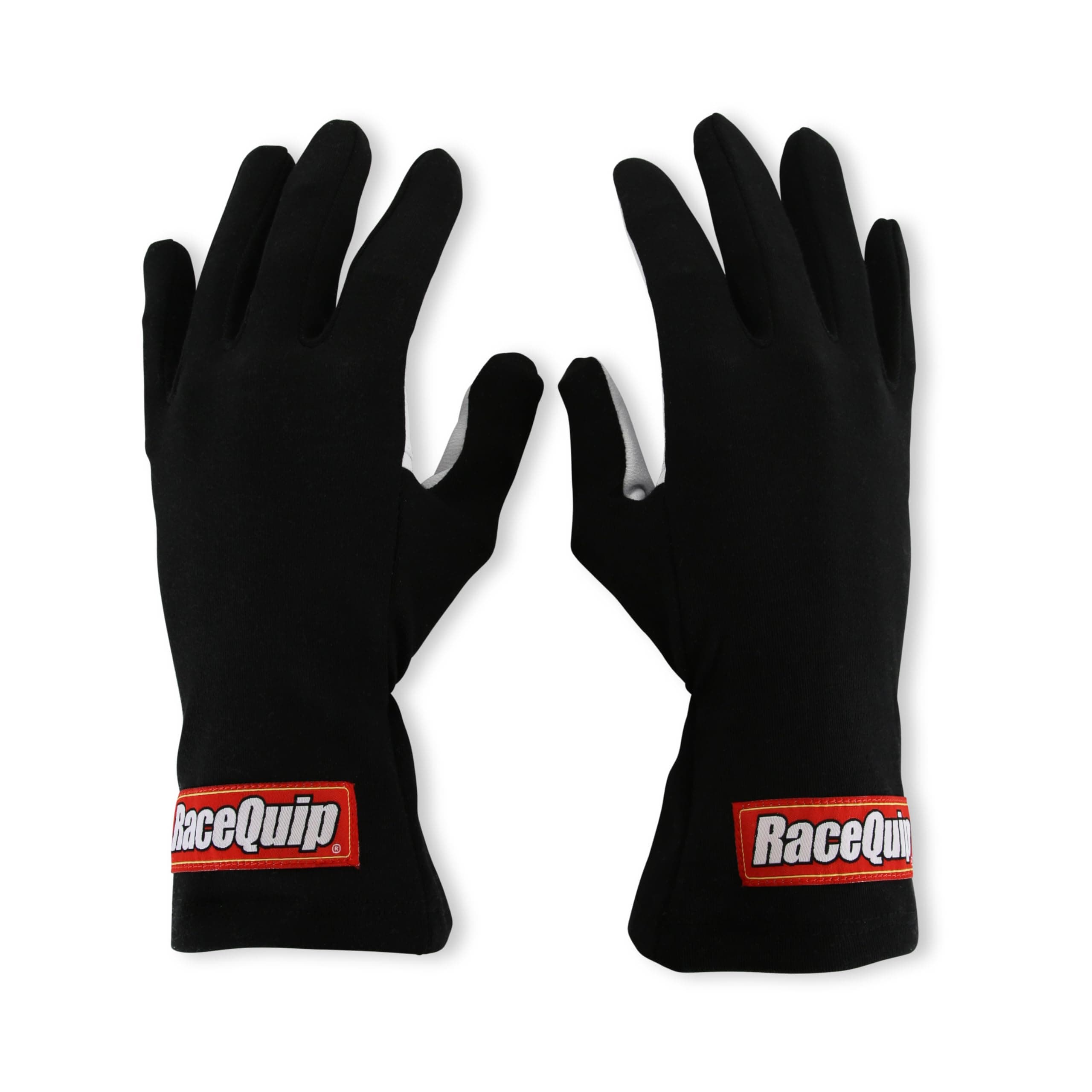 RaceQuip Basic Race Gloves 350 Series 1 Layer Nomex Non SFI Black Large 350005