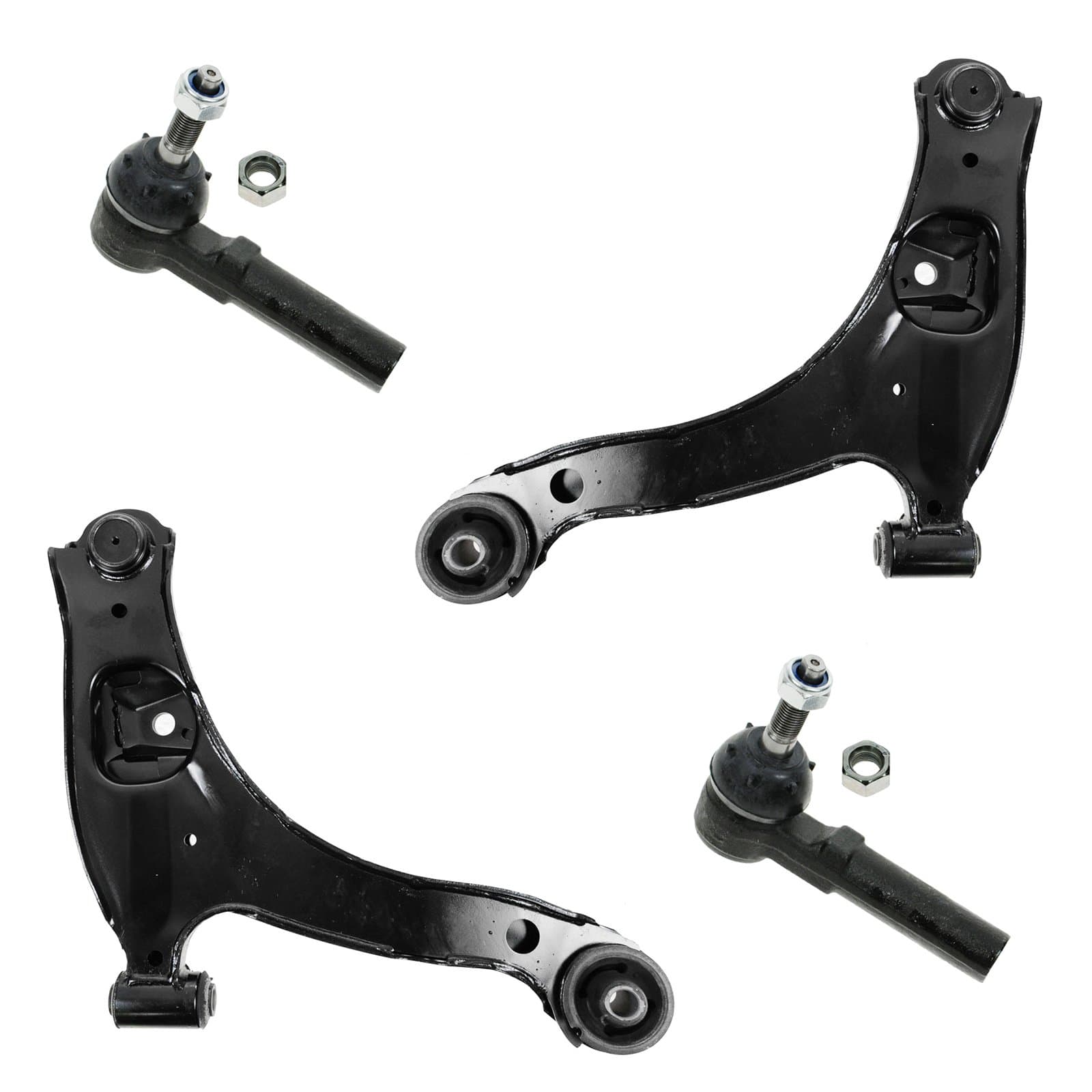 Front Lower Control Arm & Outer Tie Rod End Kit Set of 4 for Neon PT Cruiser