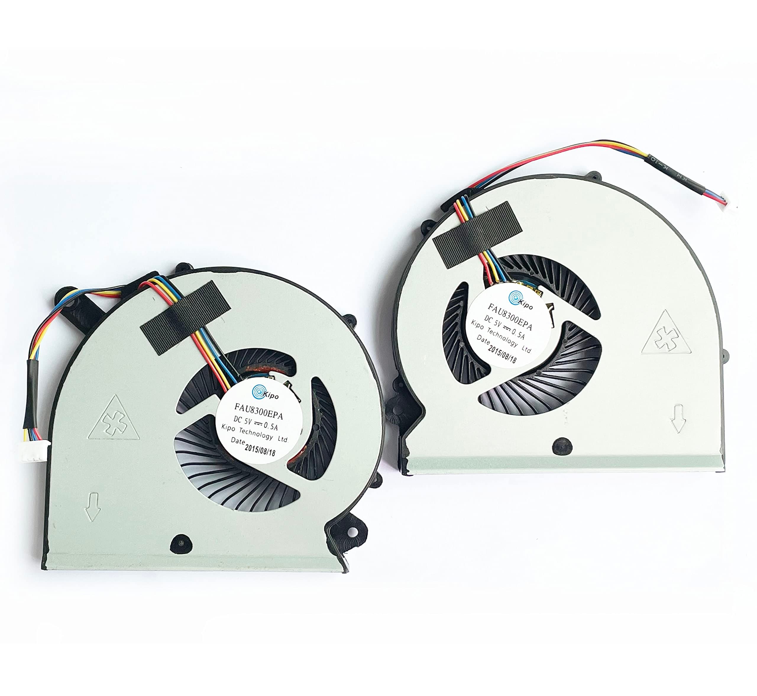Fleshy Leaf CPU+GPU Cooling Fan Replacement for Gigabyte RP64 RP64W P64 P64W PR65 RP65W Aero14 Aero15 15X 15W 15P 15KB V8 X9 Y9 Series BS5005HS-U2N BS5005HS-U2M