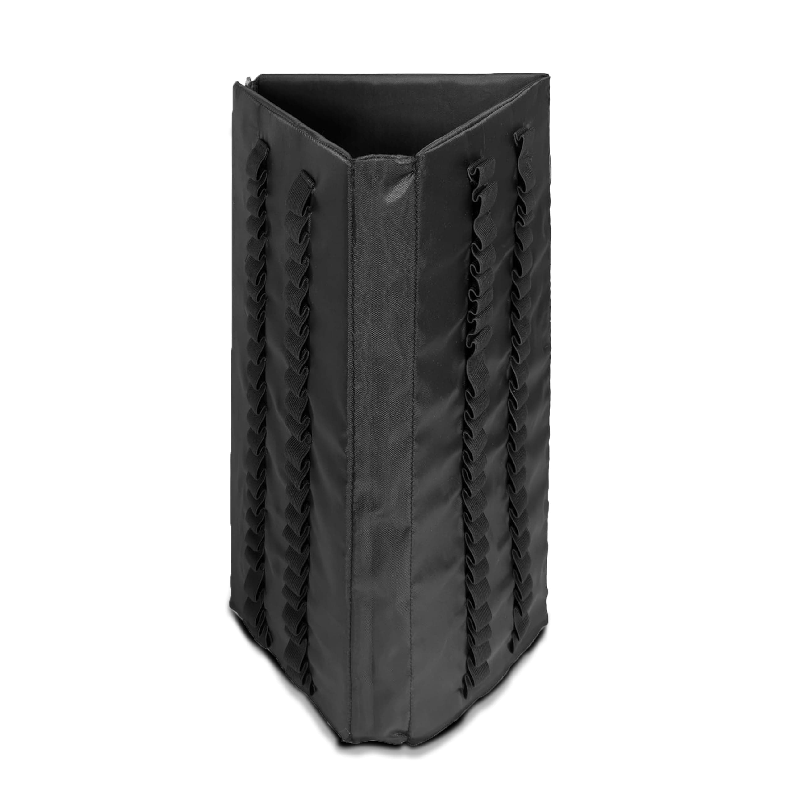 The Beadsmith Bead Tube Tower - Storage Unit for Large & Small Bead Tubes, 8 x 16 Inches, Folds Easily for Storage, Portable, Includes Clear Zippered Pouch w/Handle