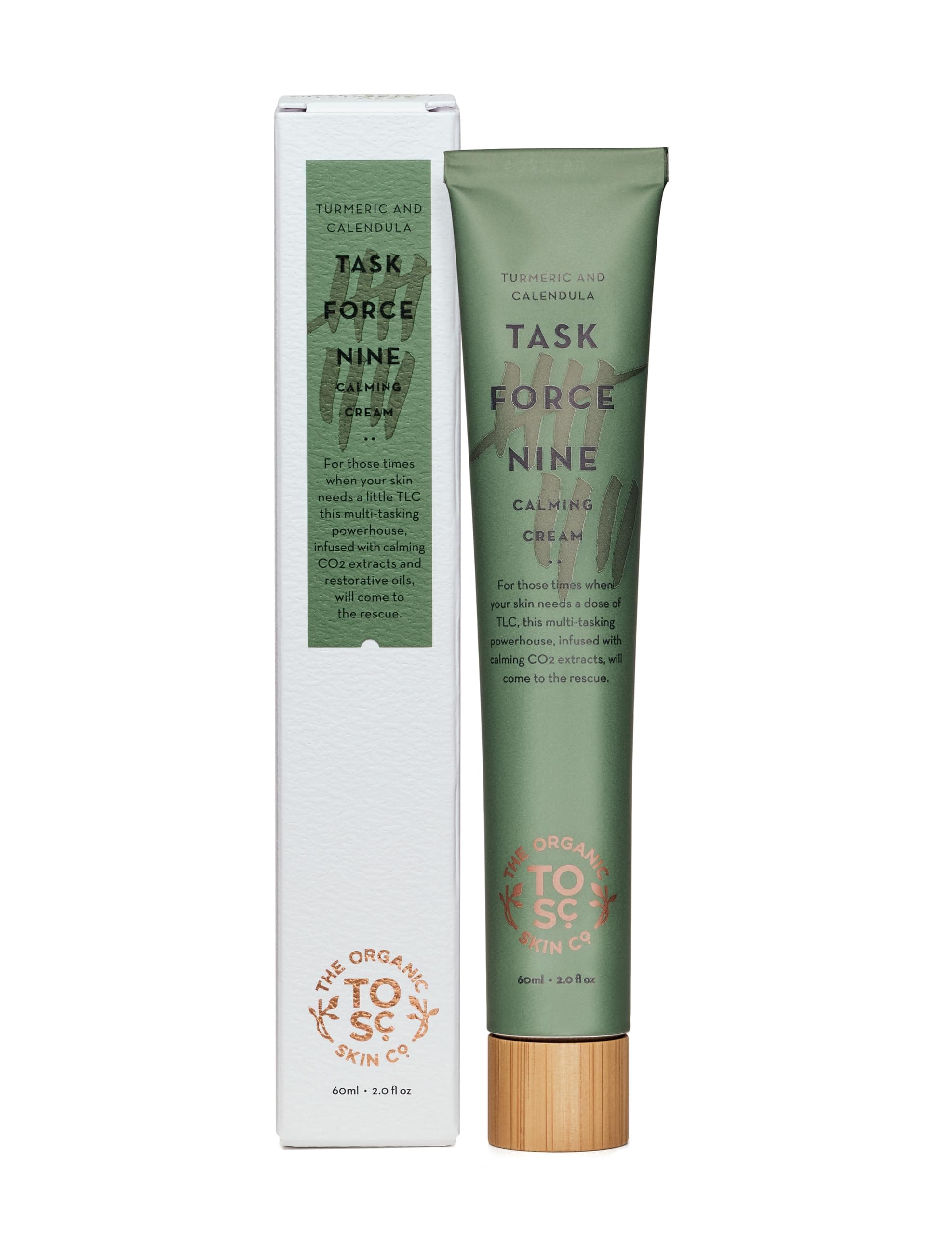 Co Task Force Nine Calming Cream & Face Moisturizer | Calming Calendula Cream For Sensitive & Irritated