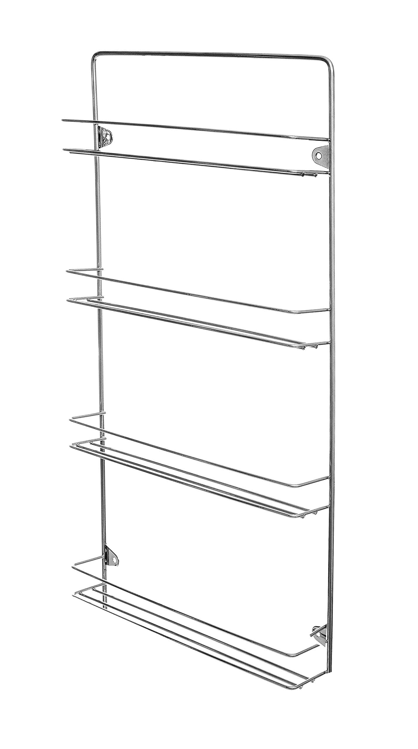 Customize Your British Spice Rack With Colour And Size To Suit Your Kitchen (4 Tier, Chrome)
