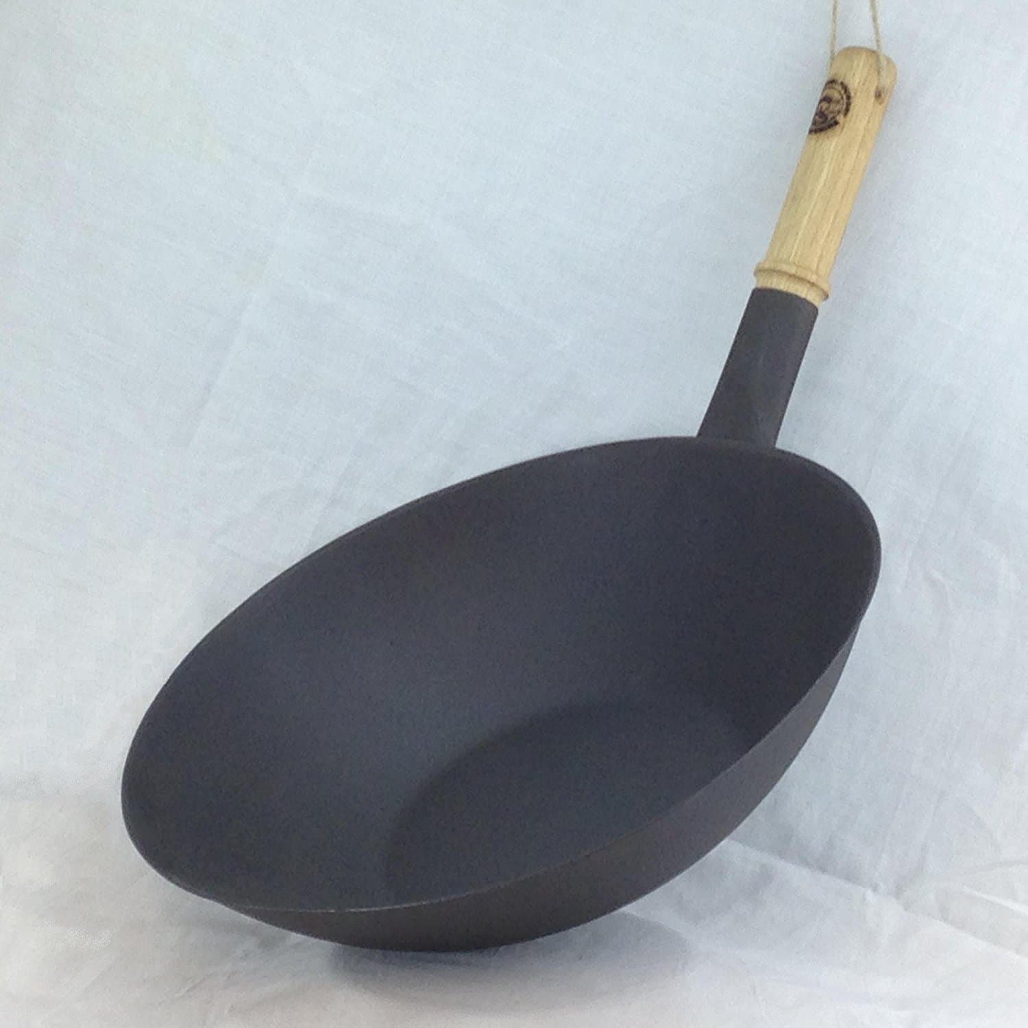 13" Spun Iron Wok