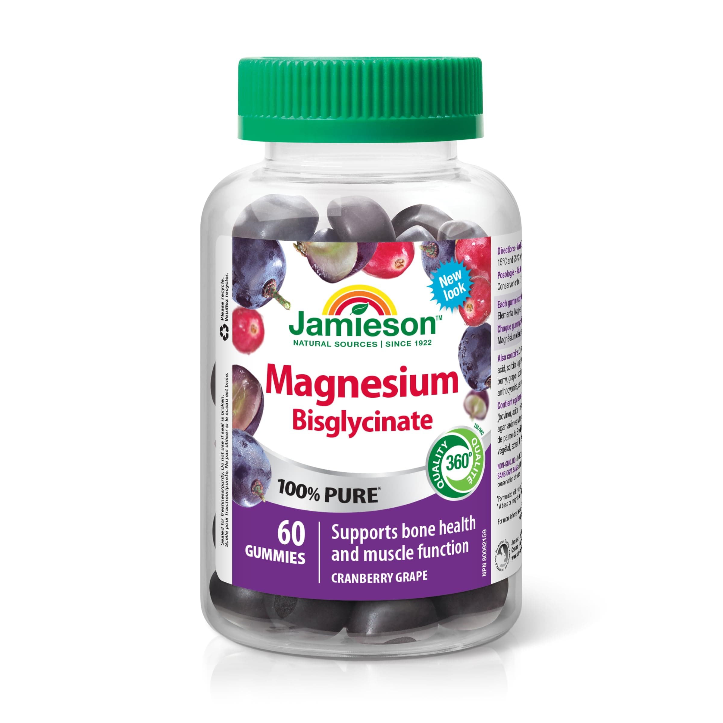 Jamieson Magnesium Gummies, 60's