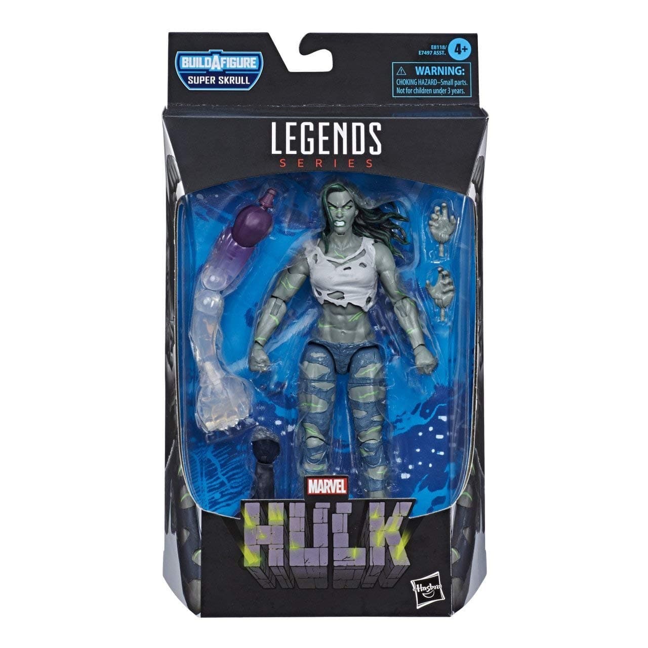 Hasbro Marvel Legends Series 6" Collectible Action Figure Hulk Toy, Premium Design & 2 Accessories, 2 Build-A-Figure Parts