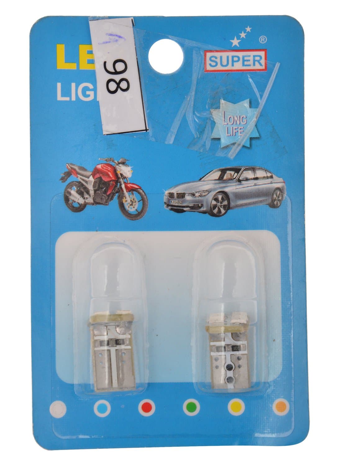 Super 3228 Amber LED Parking Light (12V, 2 Bulbs)