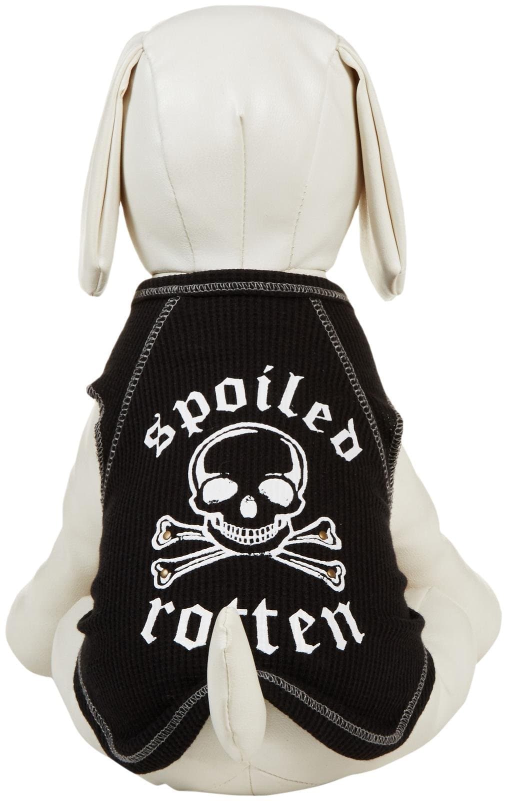 Spoiled Rotten Dog Tank - Black - Small