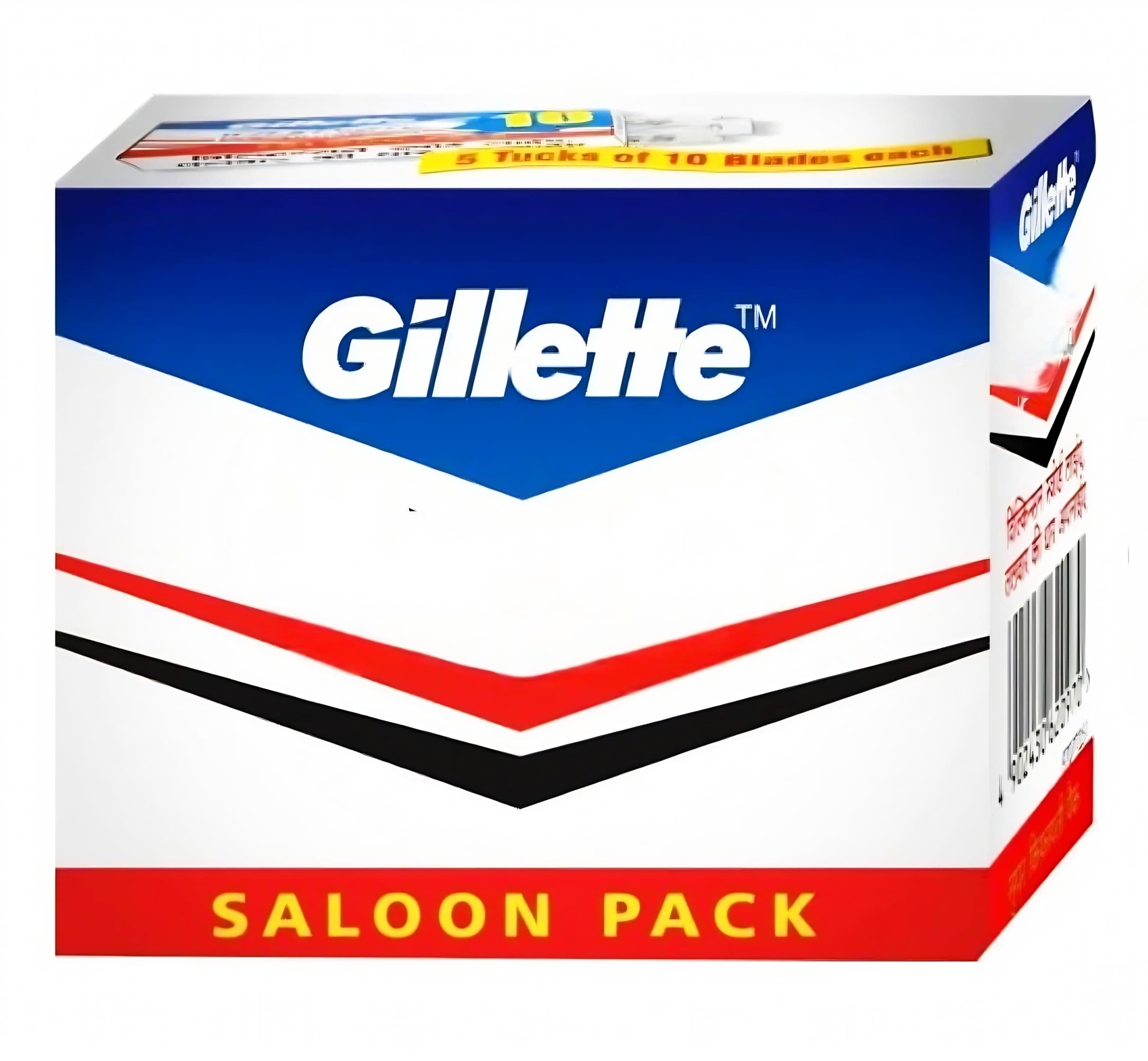 50 Gillette Saloon Double Edge Razor Blades