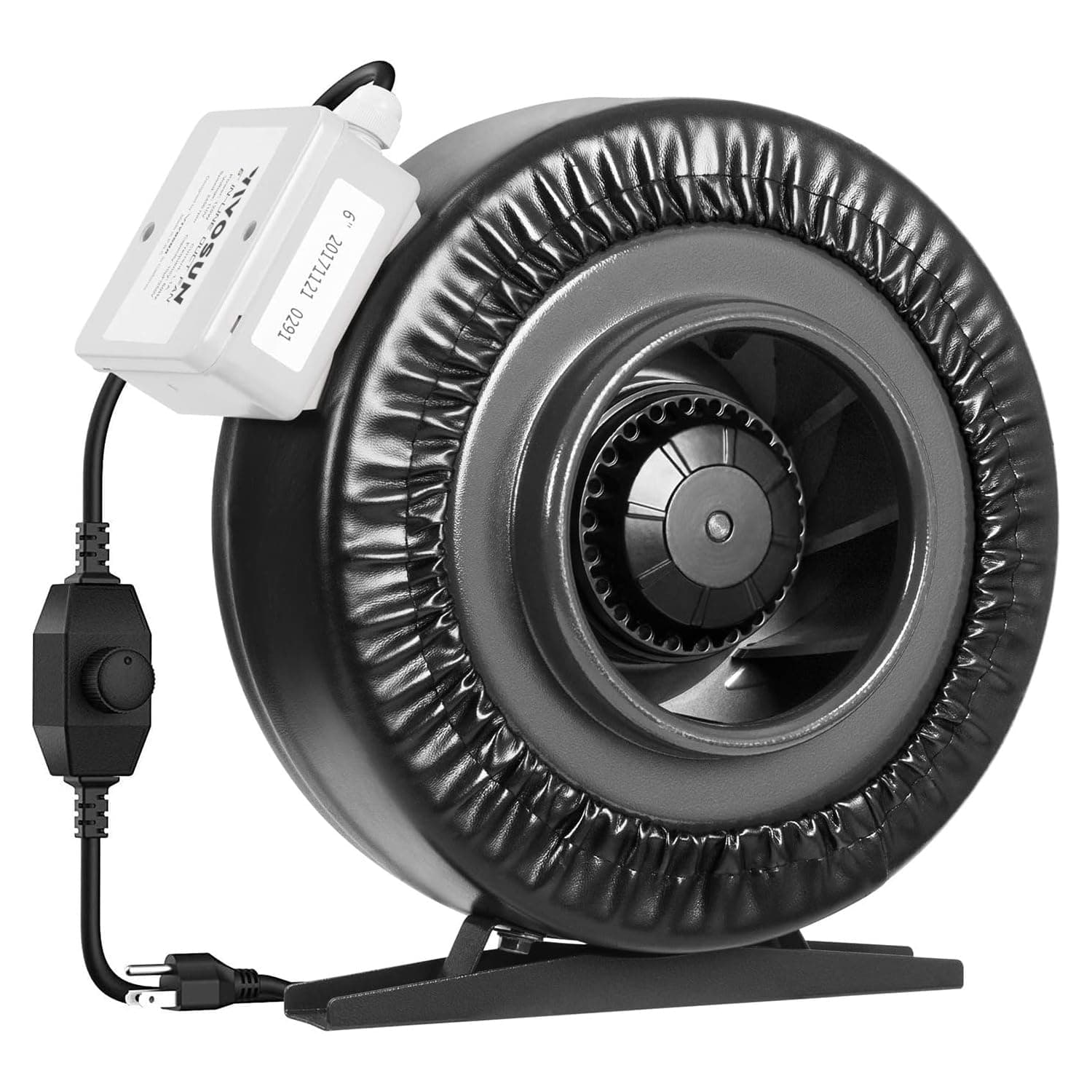 VIVOSUN 6 Inch 440 CFM Duct Inline Fan with Variable Speed Controller