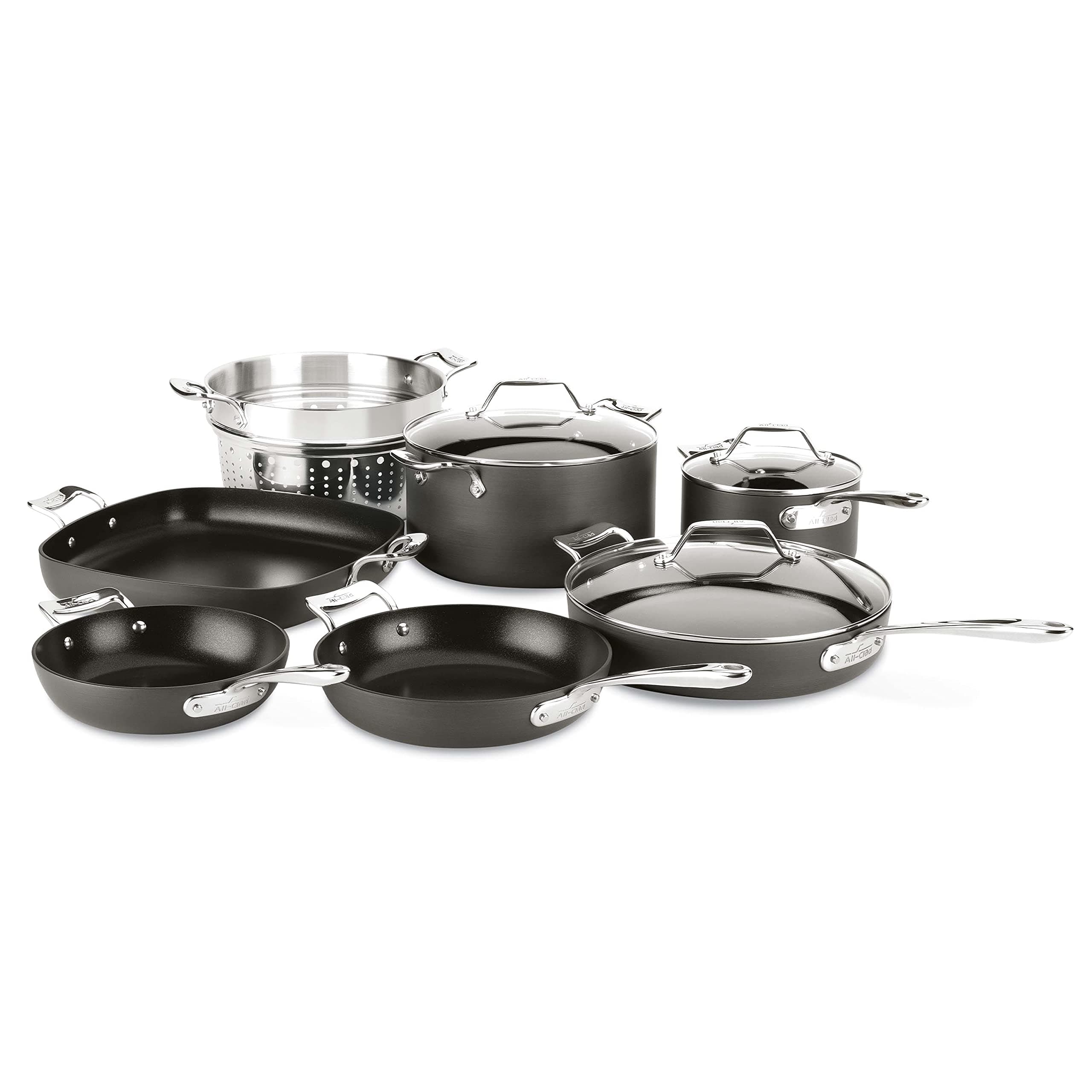 Aluminum Cookware Set (2.5L) Grey, Gray
