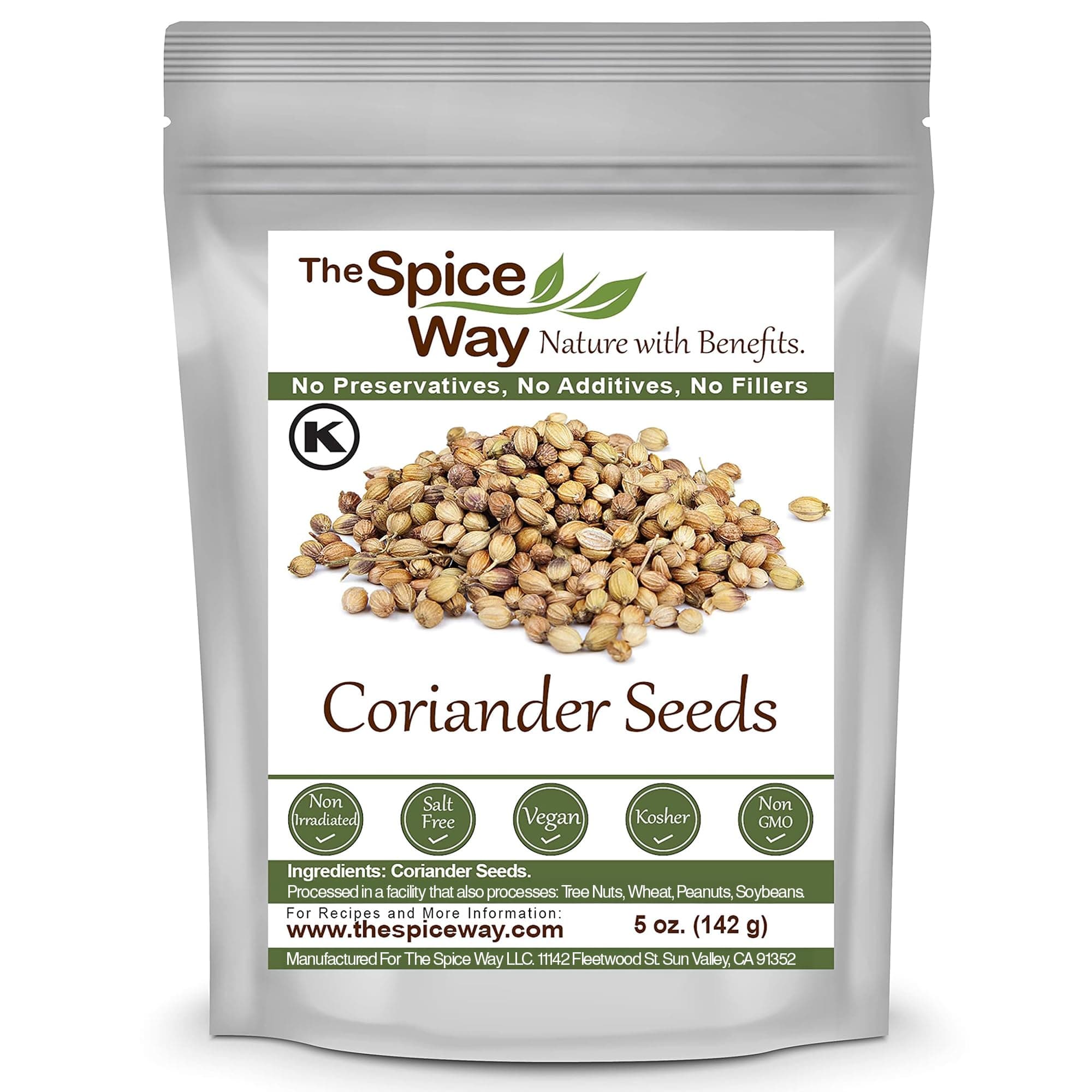The Spice Way Coriander Seeds - 5 oz
