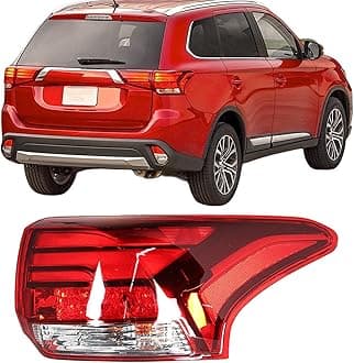 Silscvtt Passenger Side Outer Tail Light Assembly Replacement for Outlander 2016-2021 Right Rear Brake Tail Lamp 8330B178 MI2805108