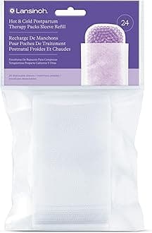 Hot & Cold Postpartum Therapy Packs Disposable Sleeve Refill, 24 Count