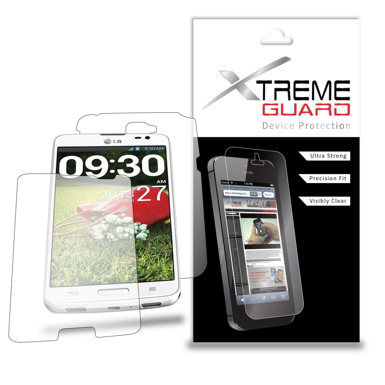 XtremeGuard™ Full Body Screen Protector for LG G Pro Lite (Ultra Clear)