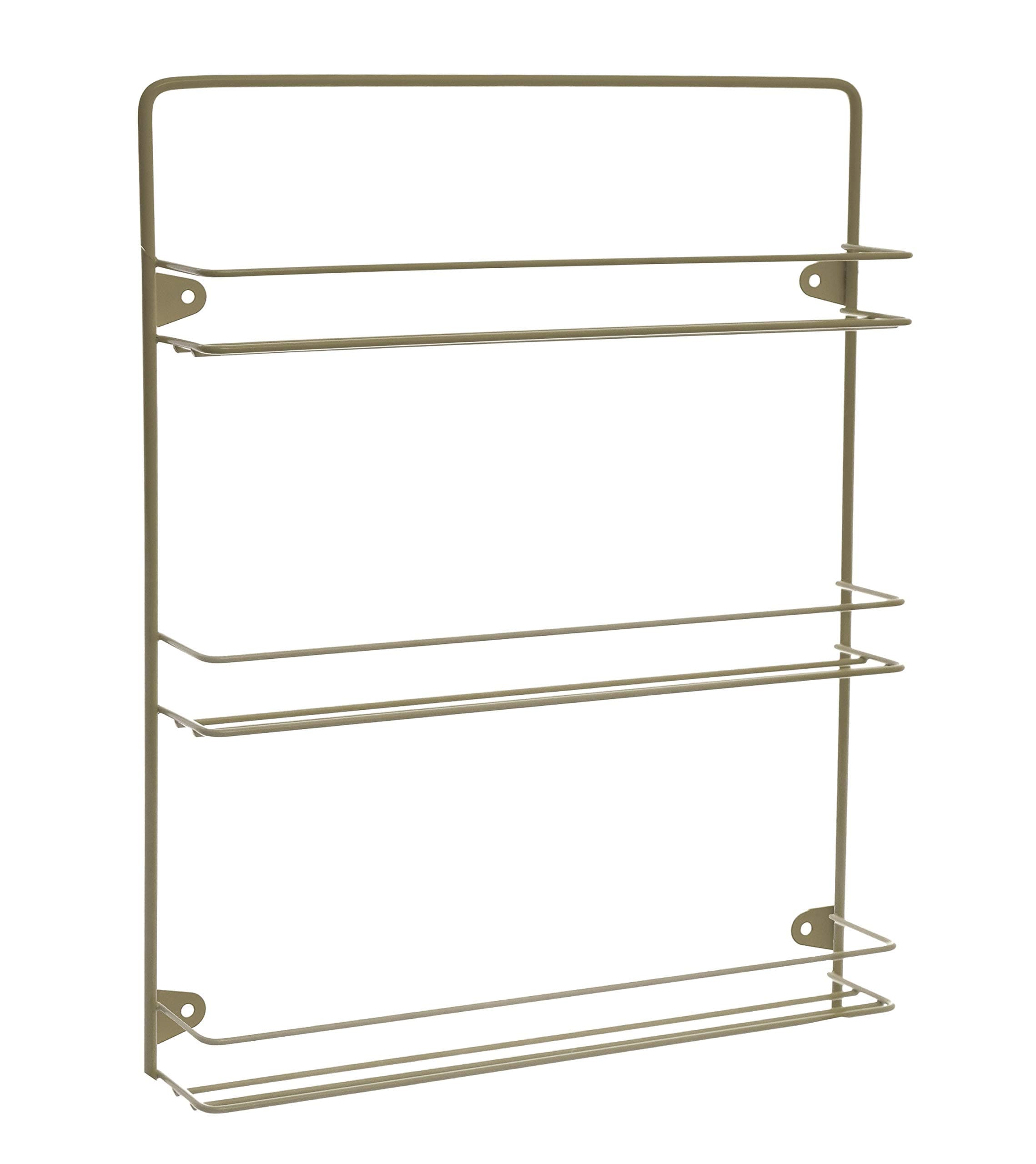 Customize Your British Spice Rack With Colour And Size To Suit Your Kitchen (3 Tier, Grey)