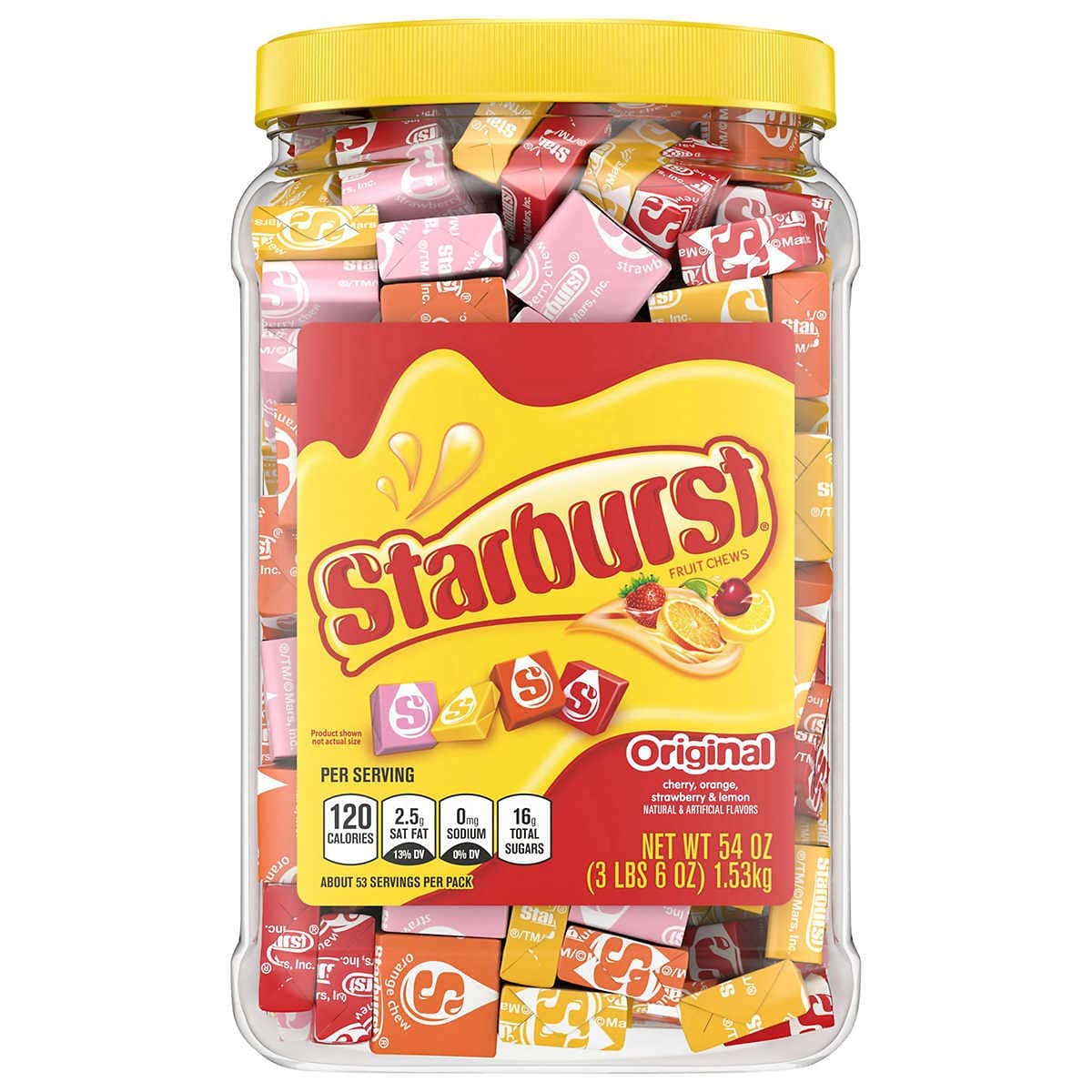 Starburst Fruit Chews, Original, 54 oz