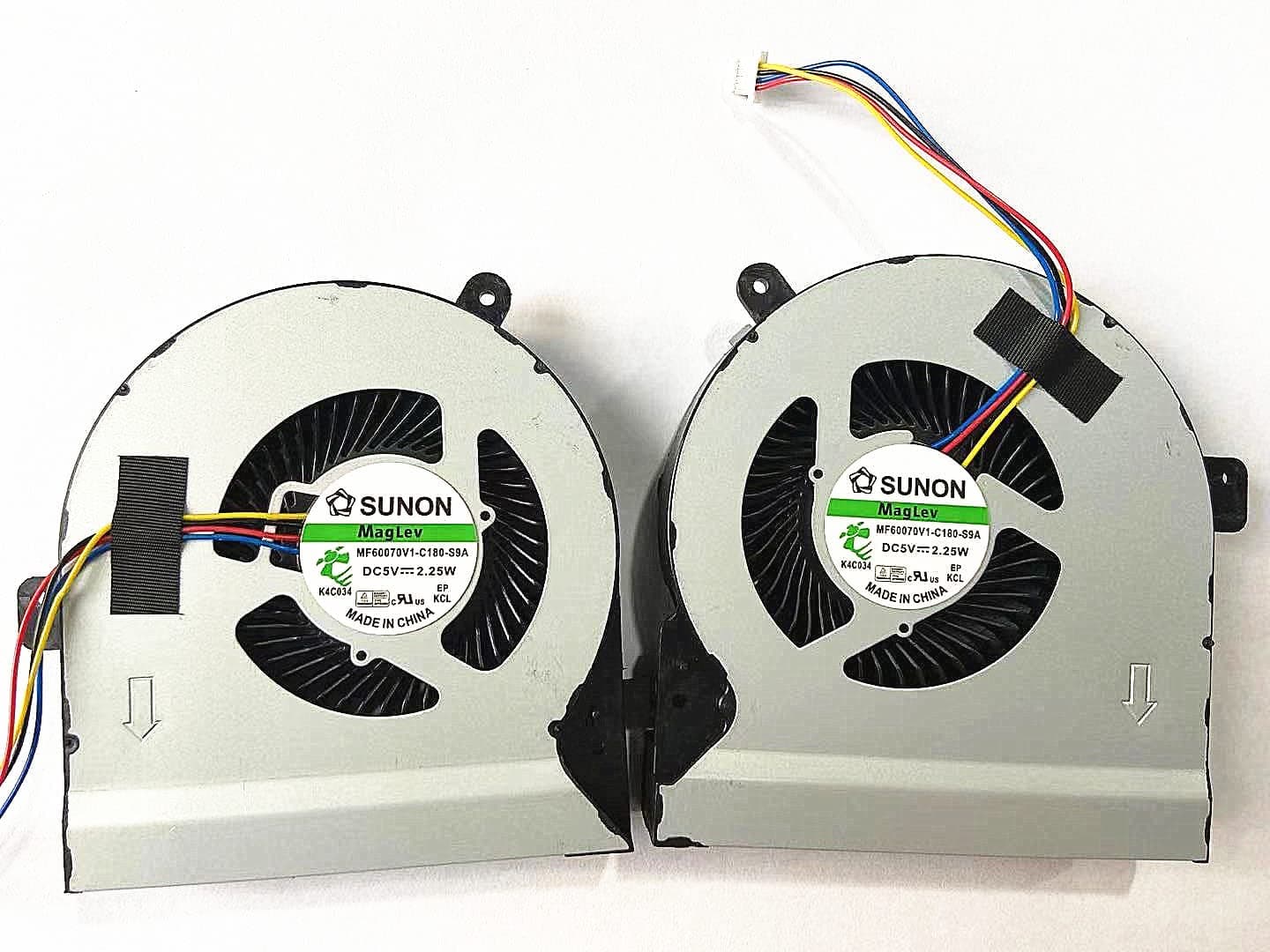 wangpeng New Laptop CPU+GPU Cooling Fan for Asus ROG Strix GL502VS GL502VSK GL502VY Series MF75090V1-C540-S9A MF75090V1-C550-S9A Fan