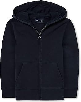 The Children's Place Boy's Hoodie Sweatshirt, Zip Up Hooded