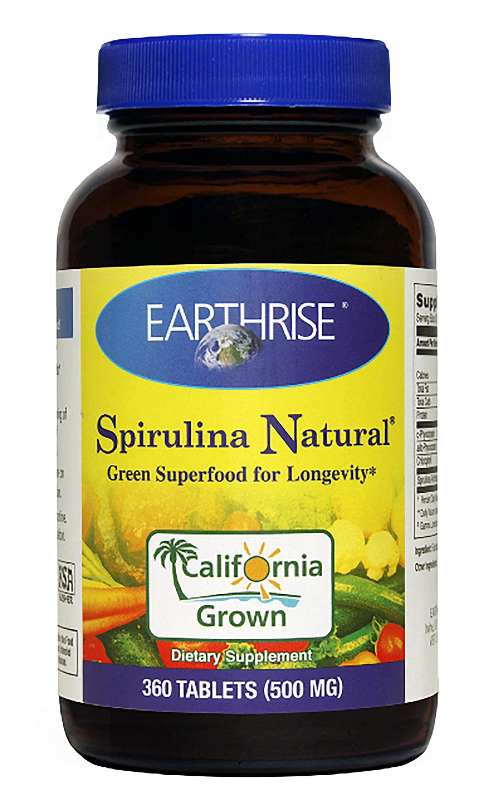 Earthrise  Spirulina Natural 360Tablet