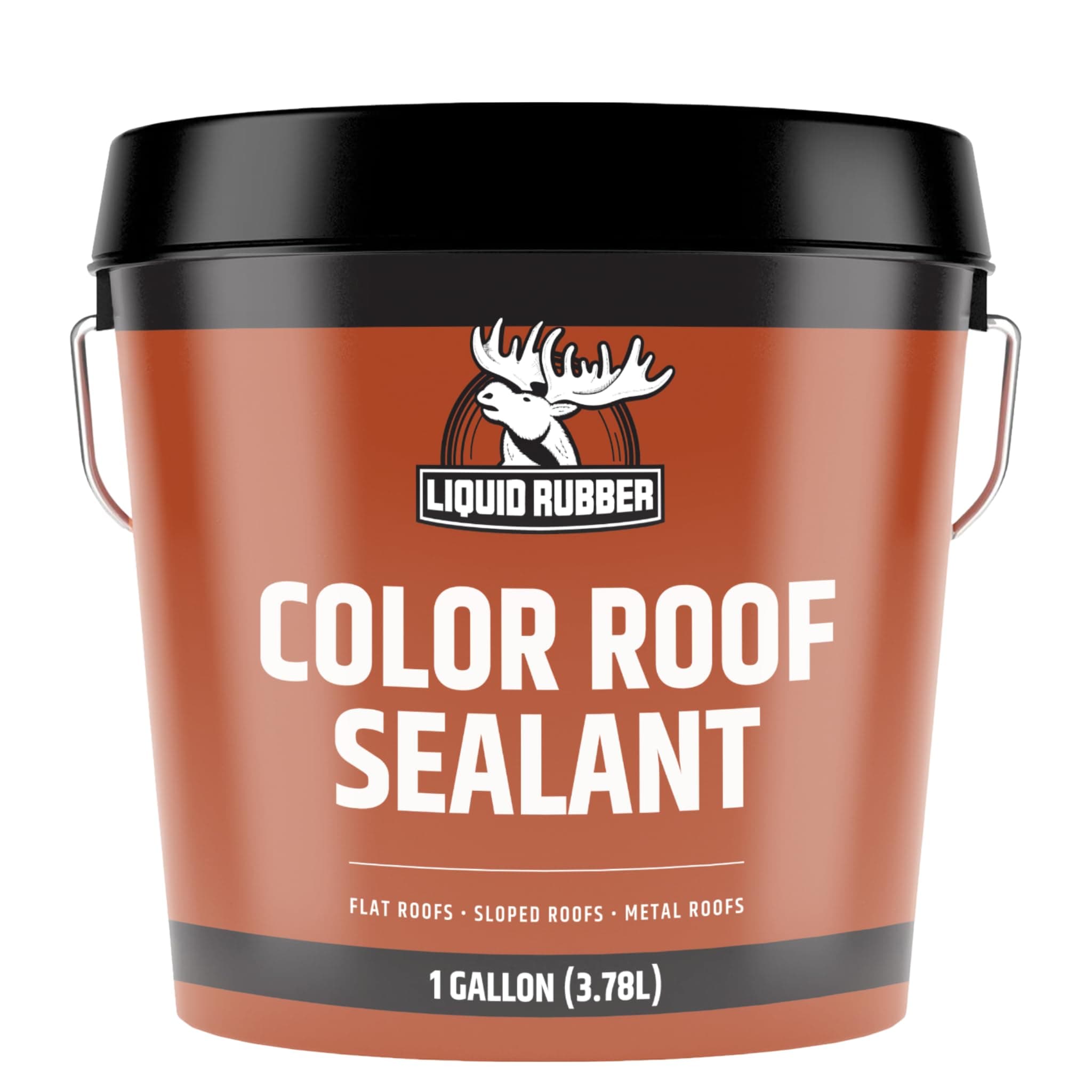 - Color Roof Sealant- Elastomeric Waterproof Coating for Flat, Low-Slope & Metal Roofs, Flexible UV-Stable Membrane, Hunter Green, 1 Gallon