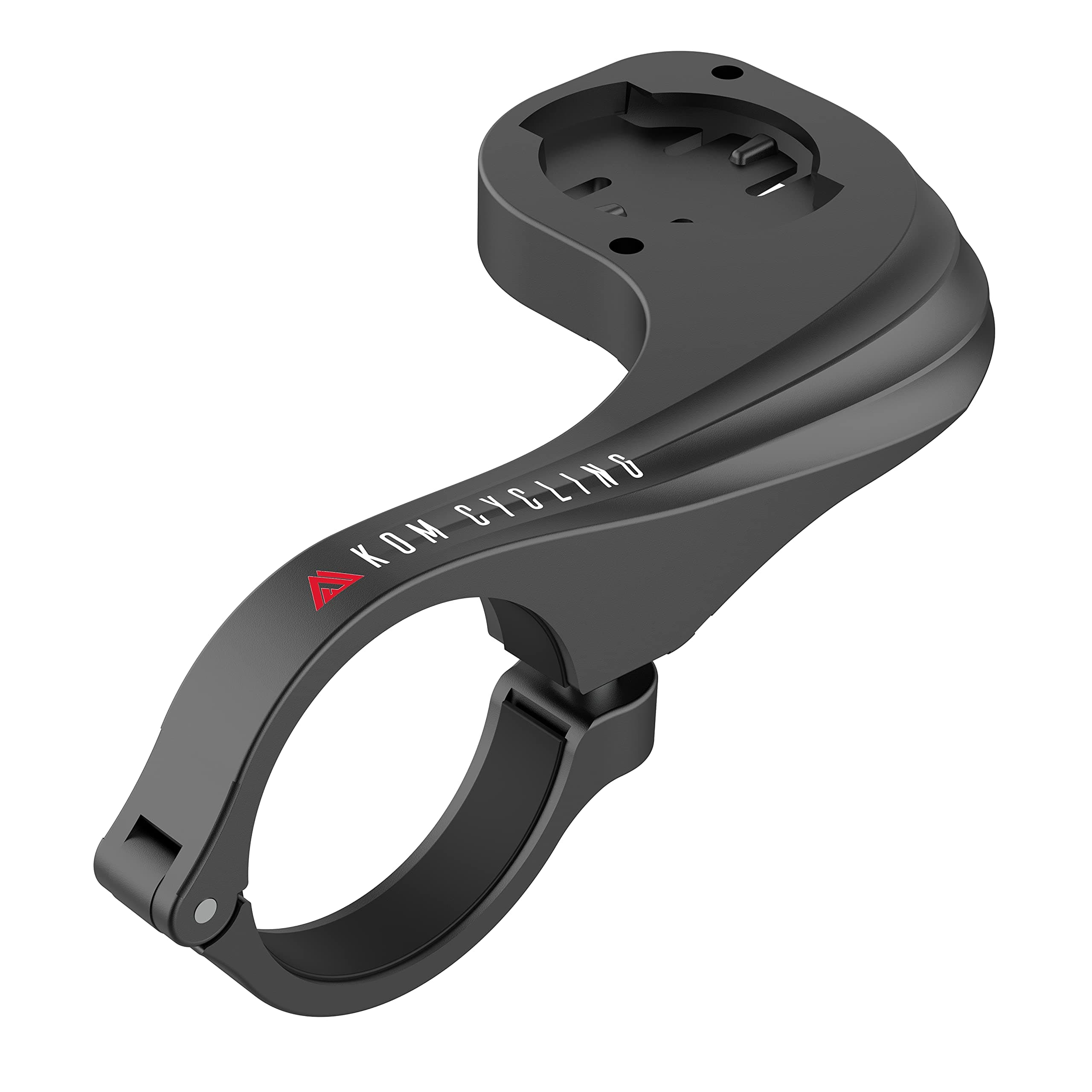 KOM Cycling Wahoo Elemnt Mount Compatible with Multiple Wahoo Computers Including The Wahoo Elemnt Bolt, Elemnt Roam, Elemnt Mini, and Elemnt - Multiple Colors 24g Out Front Mount (Black)