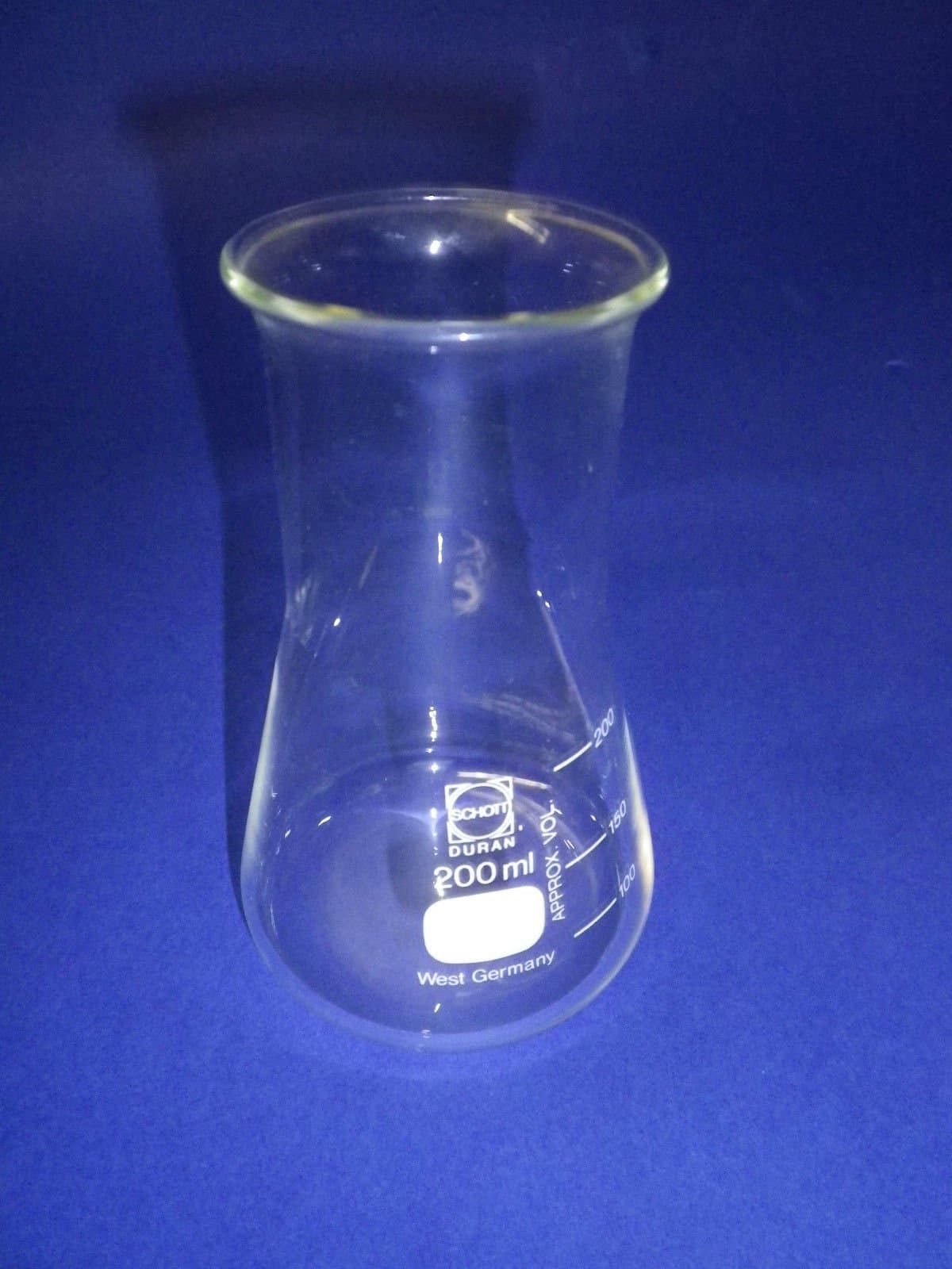 Alder Meyer Piston Wide Neck with Panel Schott Duran Glass w 550800XX, 300ml, 1