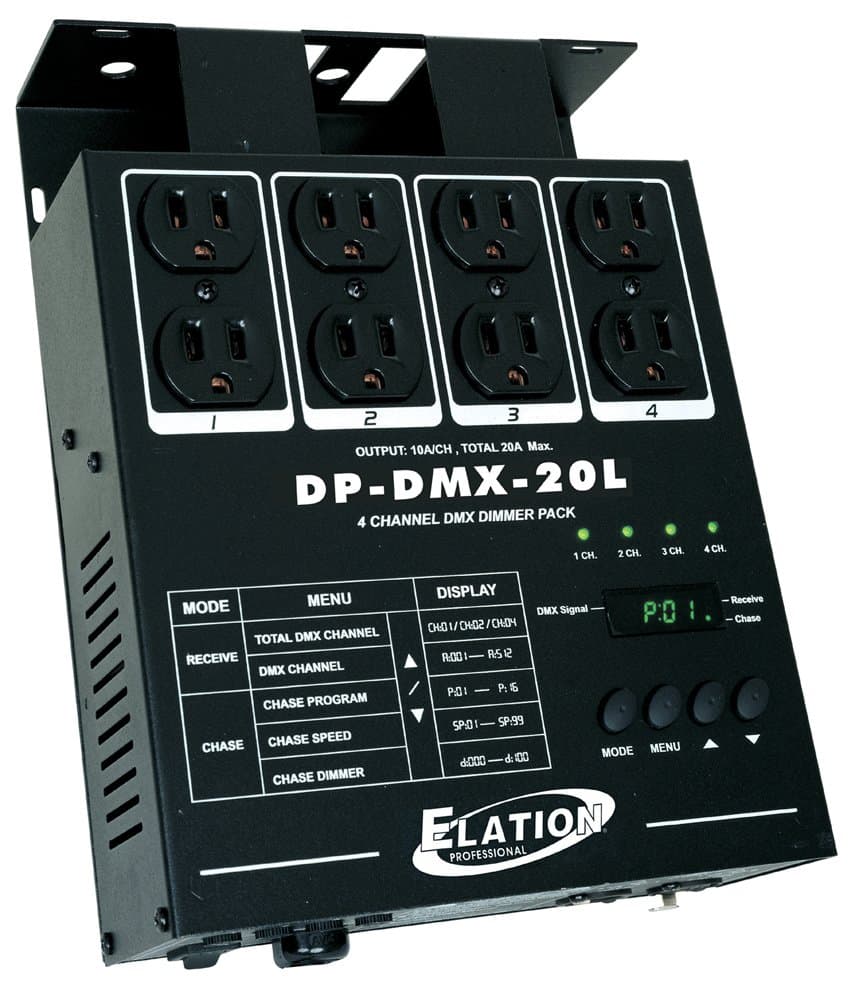 ADJ DP DMX20L 4 Chanel Dimmer Pack