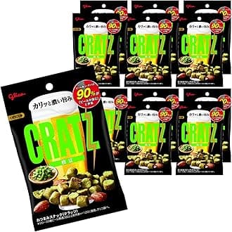 - Ezaki Glico Crats (Edamame) Glico Snacks Set Snacks Sweets Pastry Beer Highball 1.5 oz (42 g) x 12 Bags