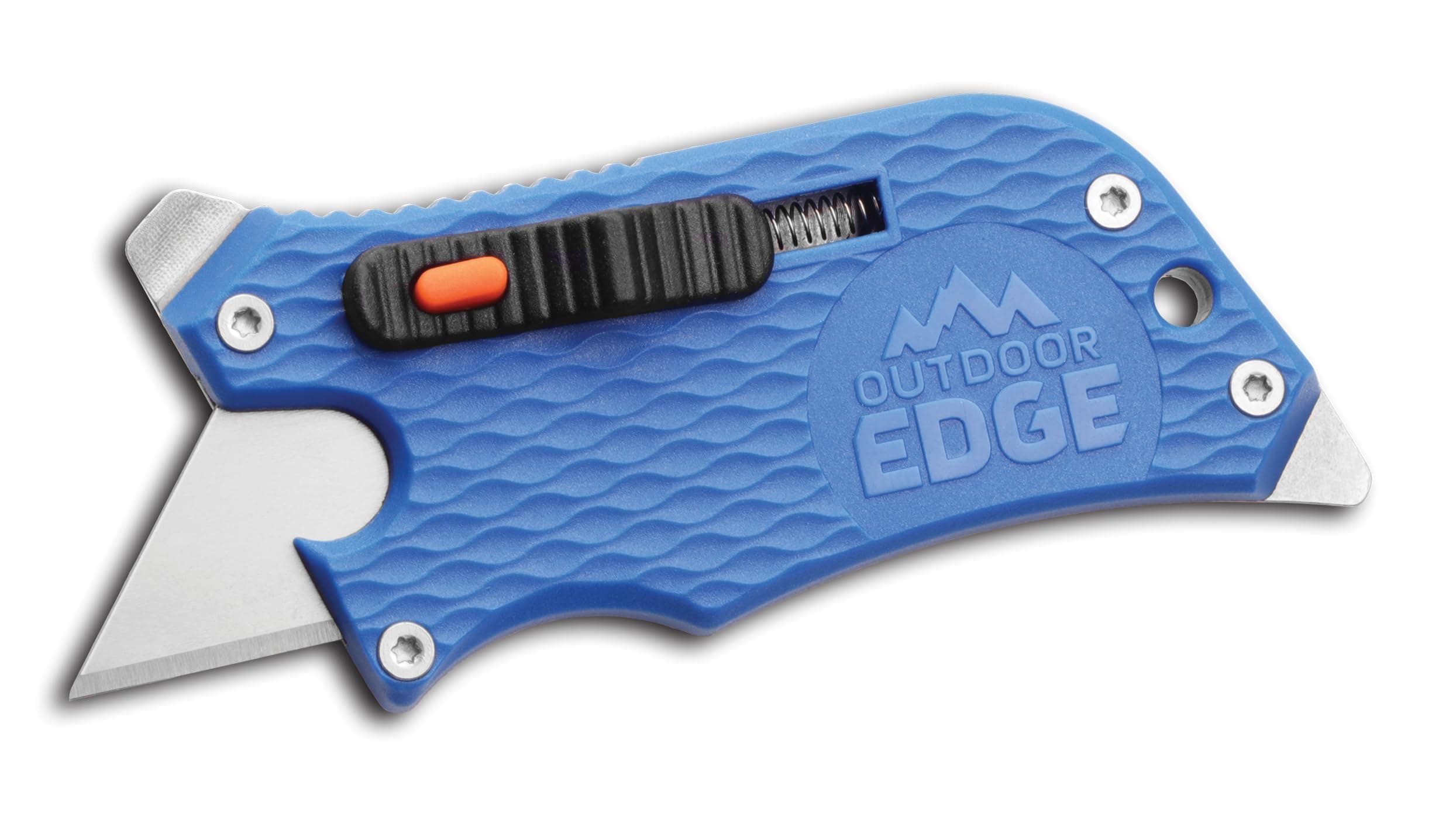 SlideWinder - Utility Knife Multitool with Standard Replaceable Razor Blade, Screwdrivers, Prybar, Bottle Opener and Pocket Clip with Locking Auto-Retracting Blade