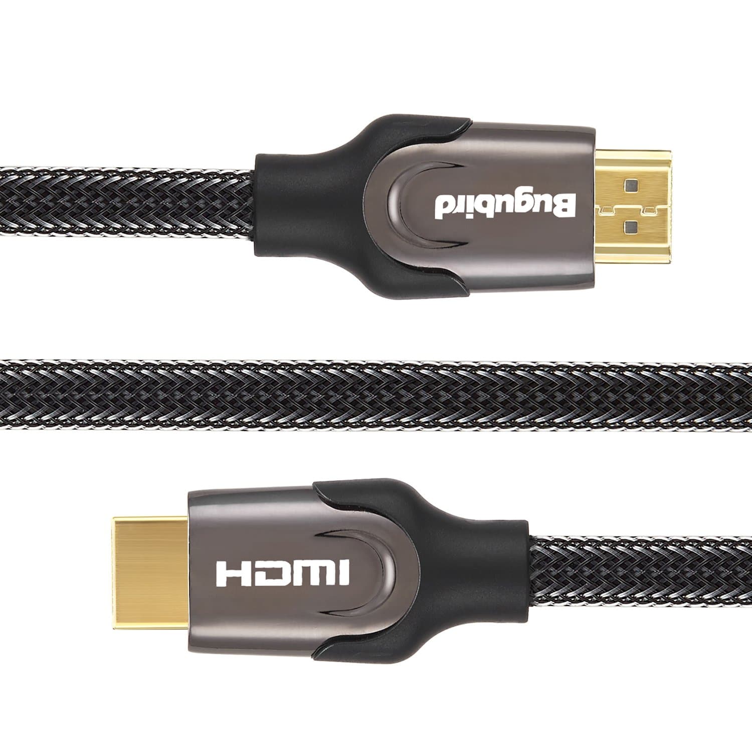 Bugubird HDMI Cable 9.1m - Ultra HD & High Speed HDMI 2.0a 26AWG CL3 Support 4K @60Hz 18Gbps 3D 2160p 1440p 1080p Ethernet and Audio Return - Nylon Braided Cord