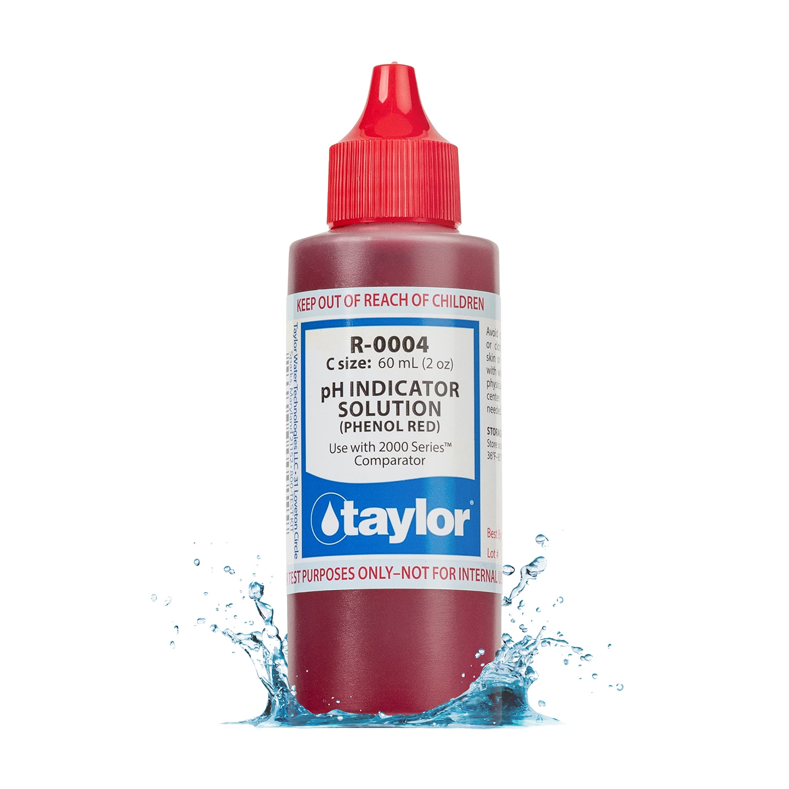 Taylor Technologies R-0004 pH Indicator Reagent, 2 Ounce