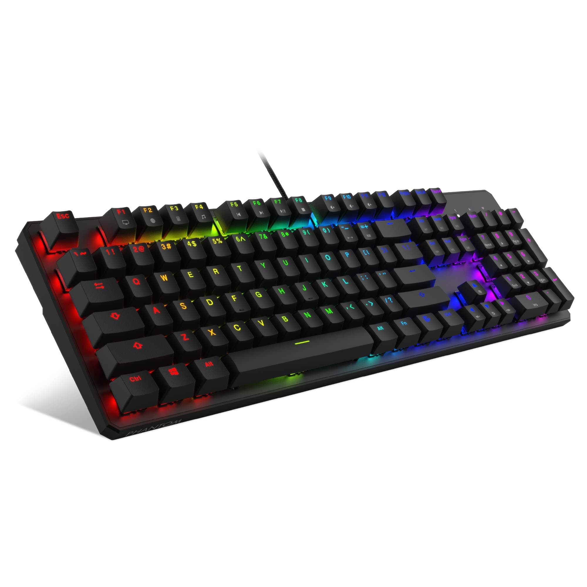 TECWARE Phantom 104 RGB Mechanical Keyboard + Shroud 104 Bundle (Outemu Red)