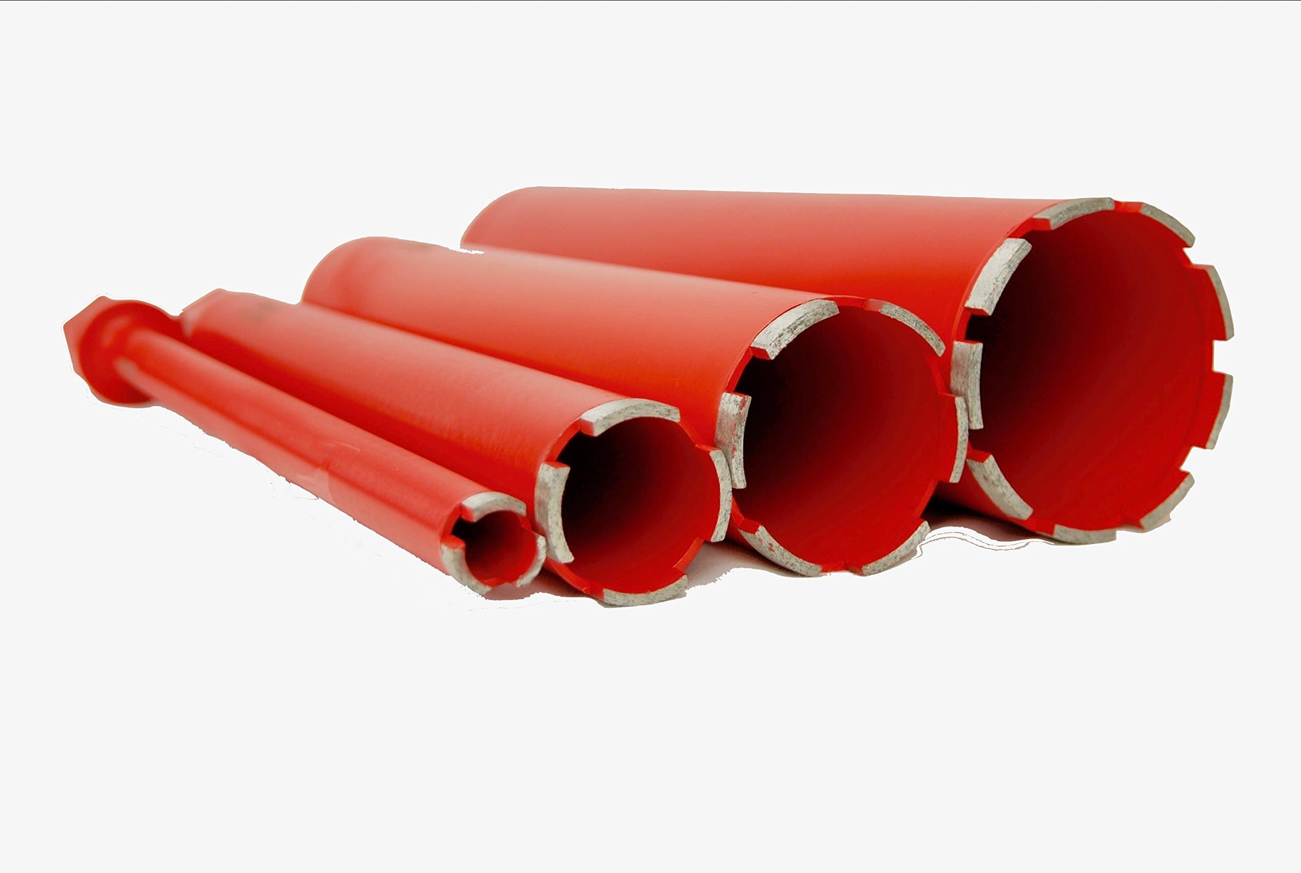 - 1"-4" Inch Diamond Wet Core Drill Bit Set 1-1/4” Threaded by BLUEROCK Tools for Concrete Rebar Asphalt Brick Rock Masonry Hole Barrel Coring