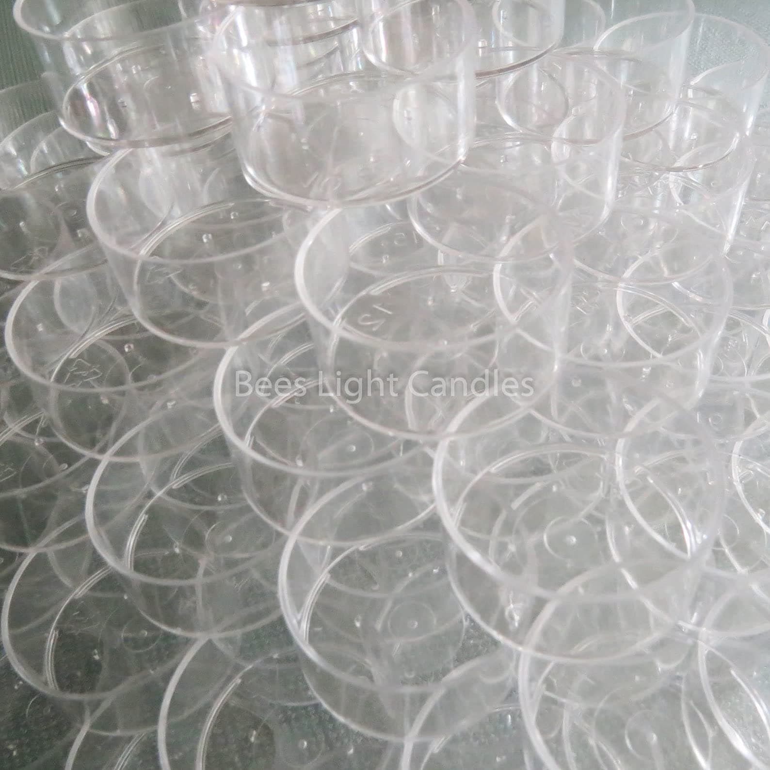1000 Clear Tealight Cups/Tea Light Candle Holders Polycarbonate/Containers/Candle Making Supplies/Bulk Cups