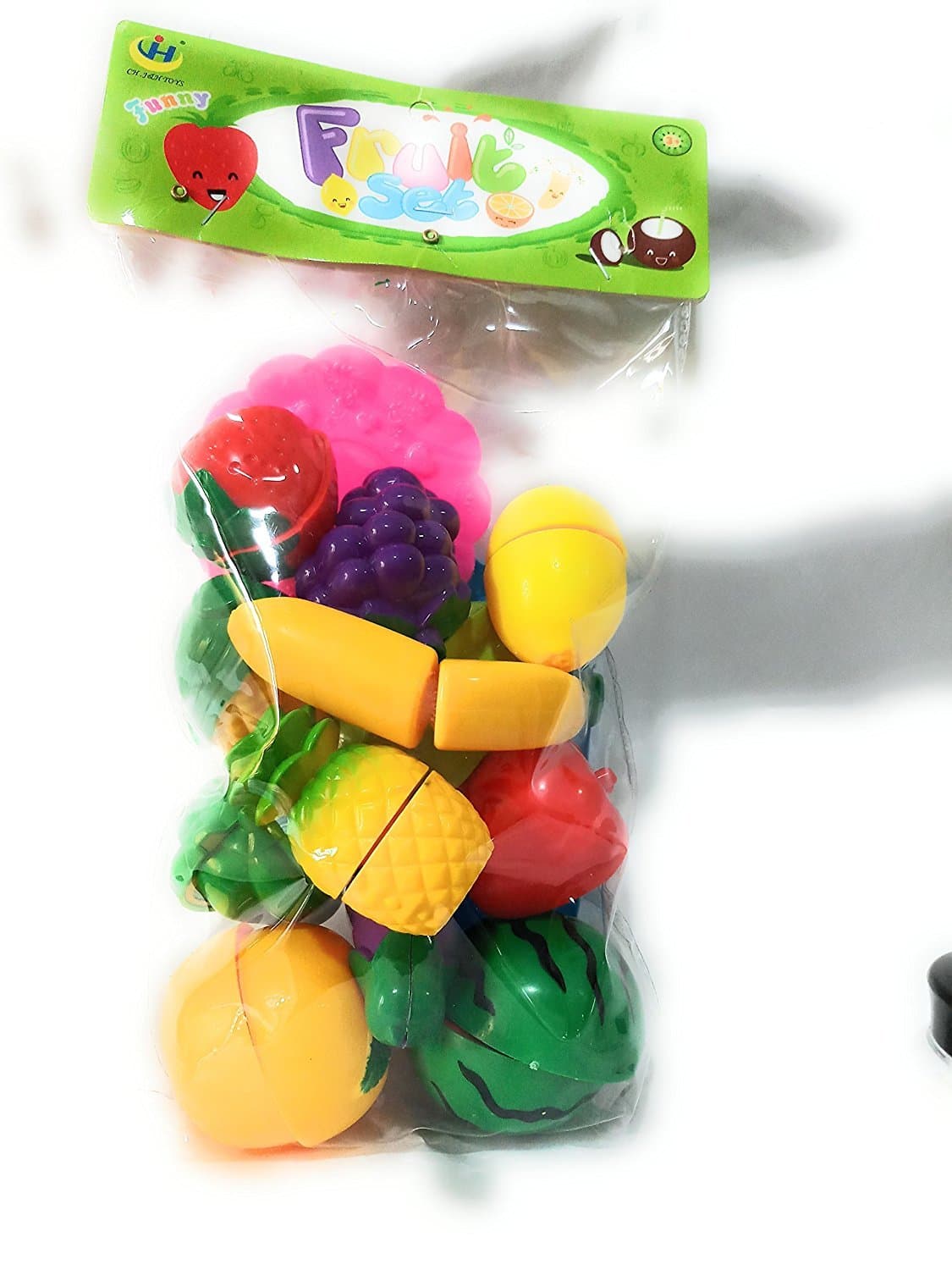 Stuff Jam Realistic Sliceable Fruits Cutting Play Toy Set with