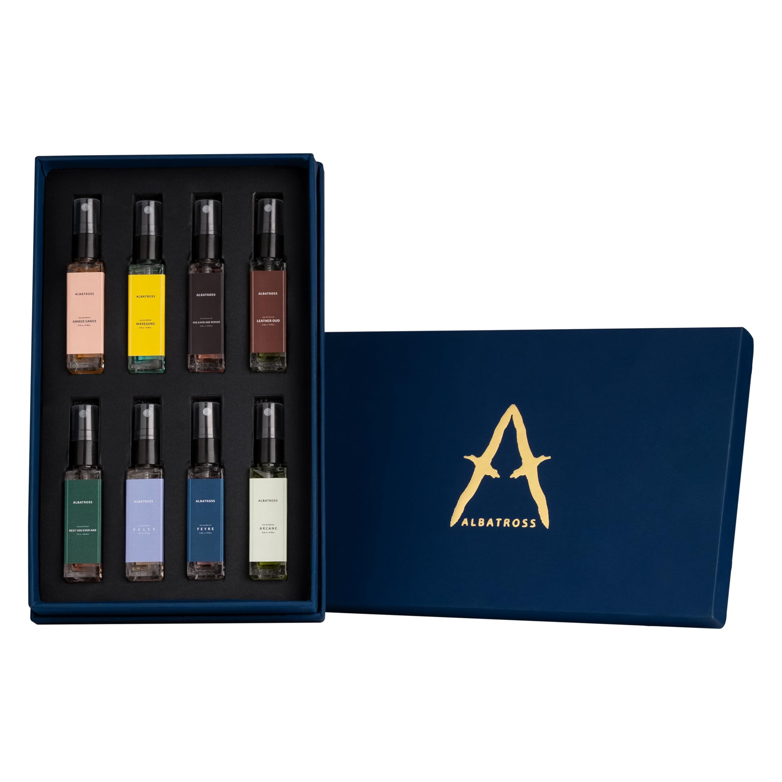 - Discovery Set Eau De Perfume - Exotic Long Lasting Fragrances, Set of 8 Scents with Enriching Smell, Contains Men's Cologne For Men & Boys and Gifting purpose (10 ml X 8)