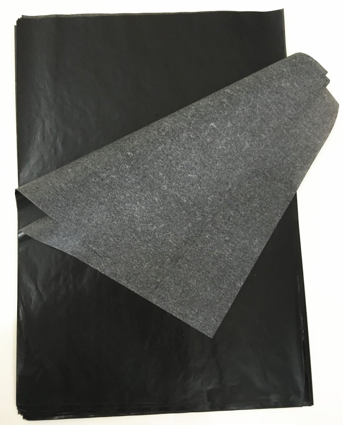 Graphite Transfer Carbon Paper - 25 Sheets (9" x 13") Black Tracing Paper for Wood, Paper, Canvas & Other Art Surfaces