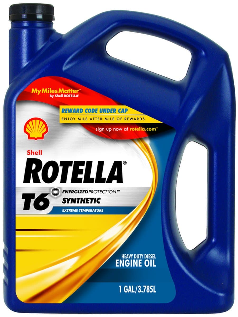 Shell Rotella T6 5W-40 4 Cycle Engine Heavy Duty Motor Oil 1 gal.