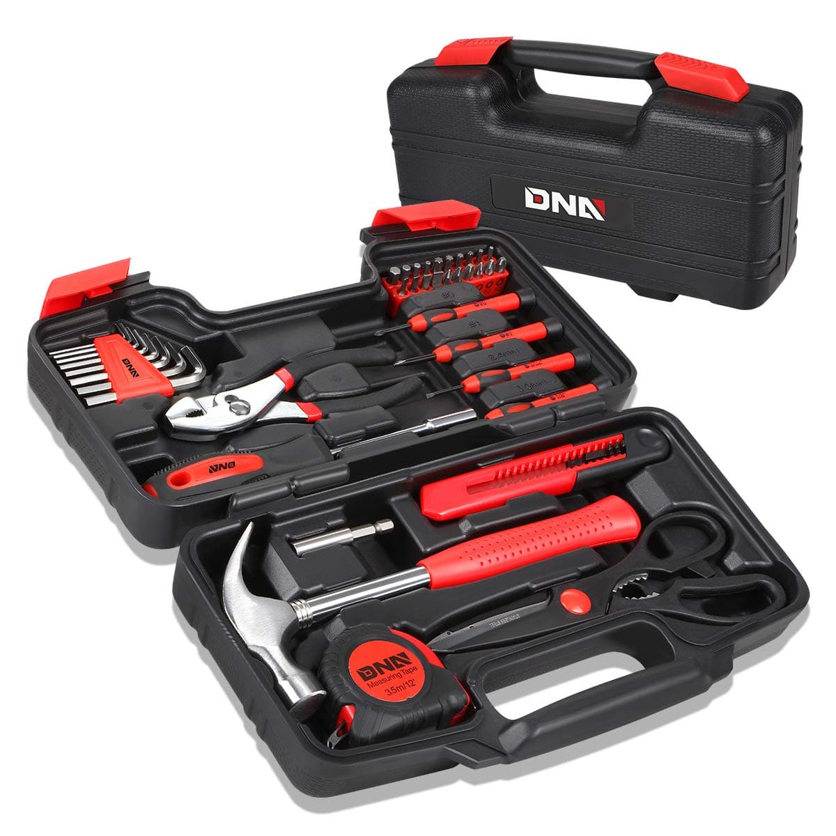 DNA MOTORING Red 39 PCs Portable TooL