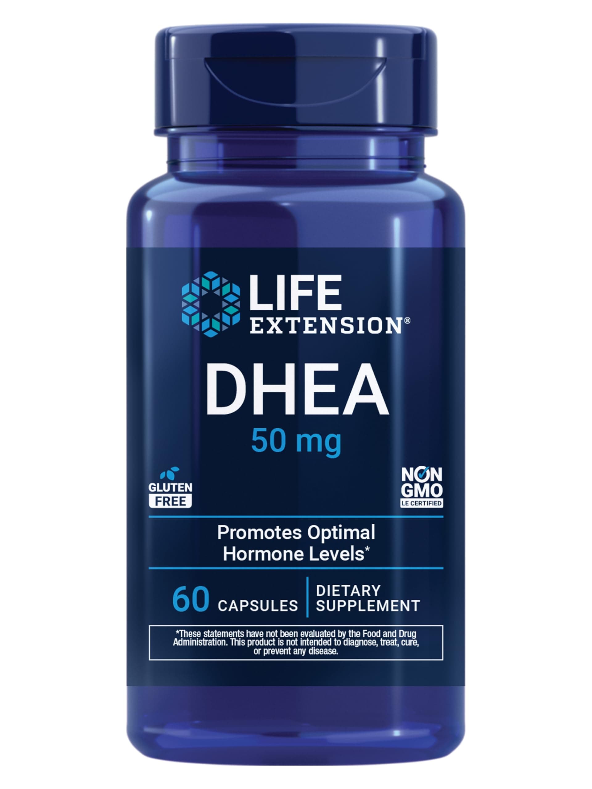 DHEA 50 Mg, 60 capsules