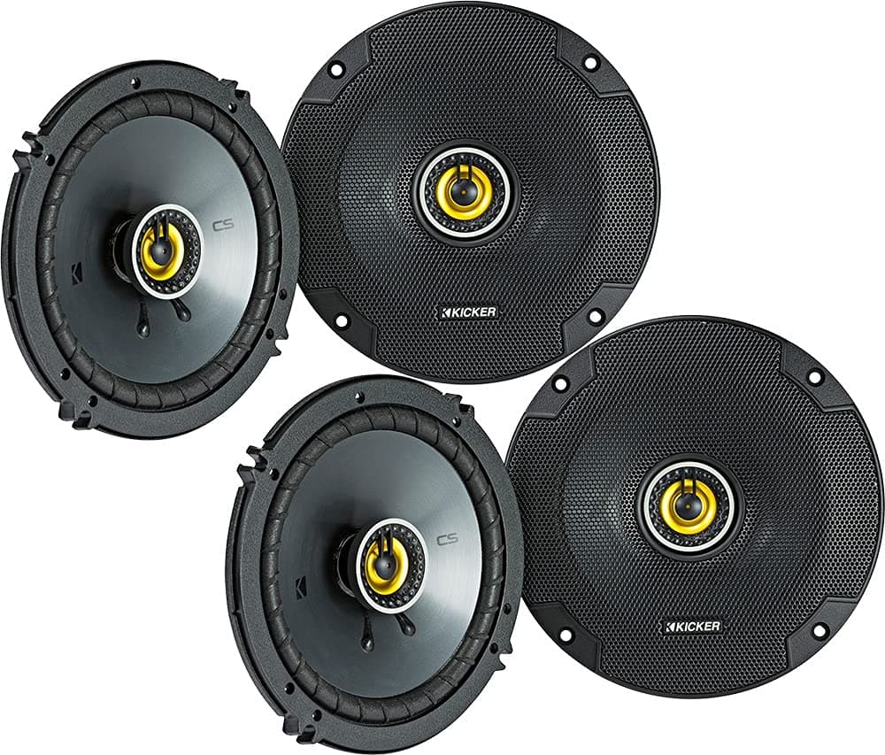 Speaker Package of 2 Items: Four 6.5" CS Series Coaxial Speakers 4-Ohm - 2X 46CSC654