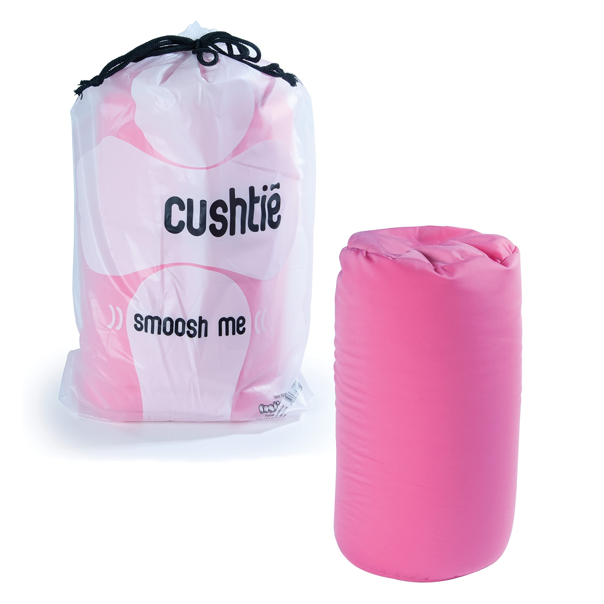 Funtime GiftsOriginal Cushtie Pink polystyrene Microbead filled