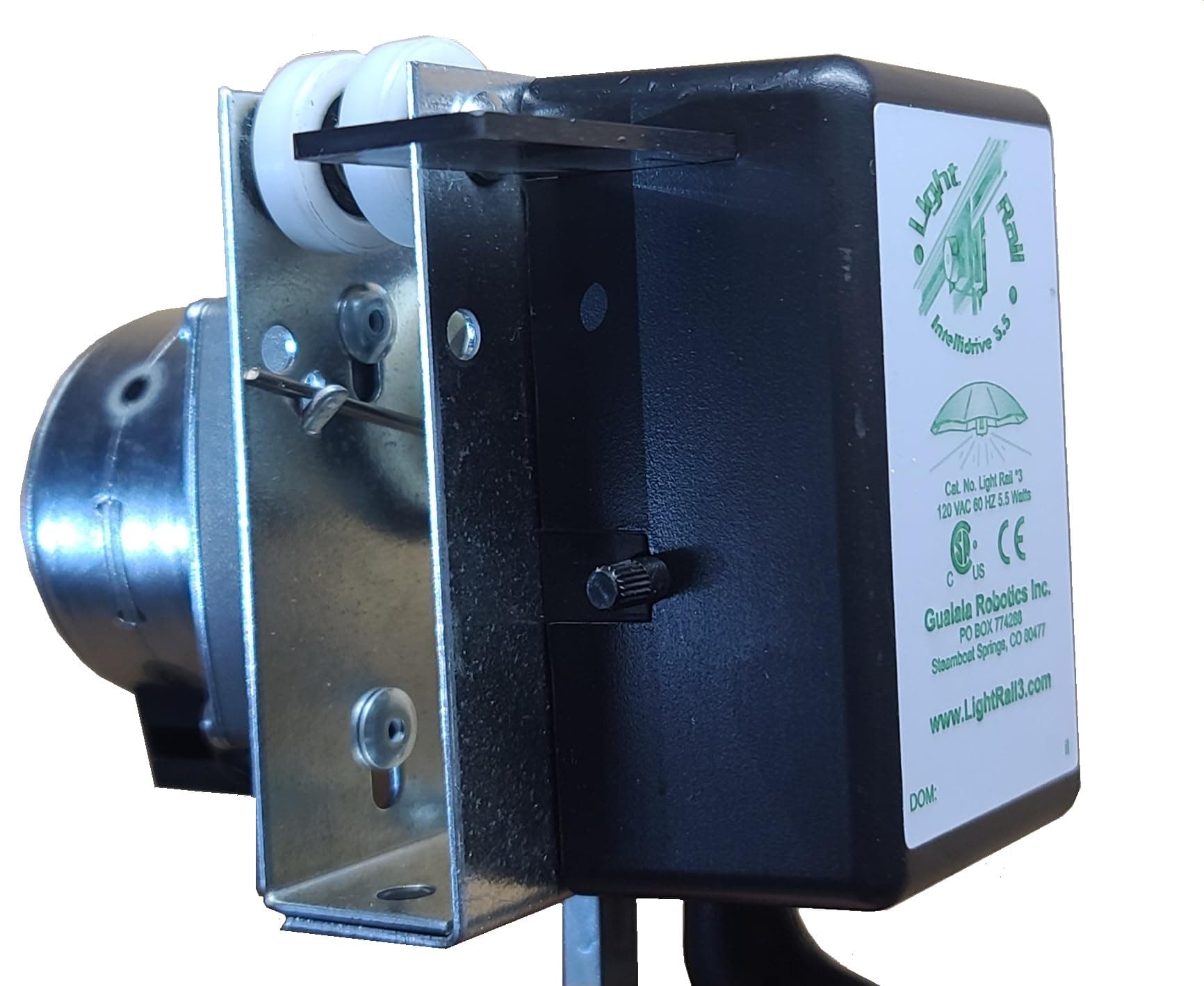 Light Rail 3.5 IntelliDrive Motor Robotic Grow Light Mover, No Rail, Solidly Made in USA