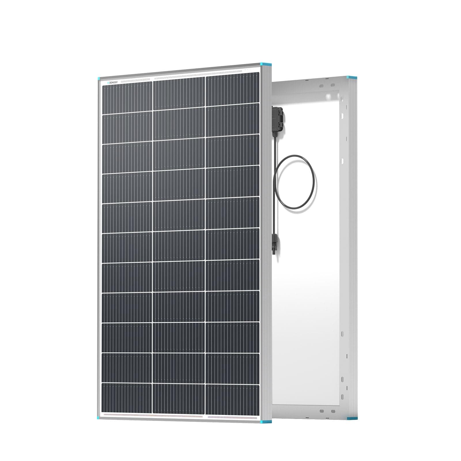 Renogy 100 Watt Solar Panel N-Type 16BB, 12V 100W Solar Panel 25% High-Efficiency, N-Type Solar Cell Technology for RV Marine Home Roof Camp RV Boat