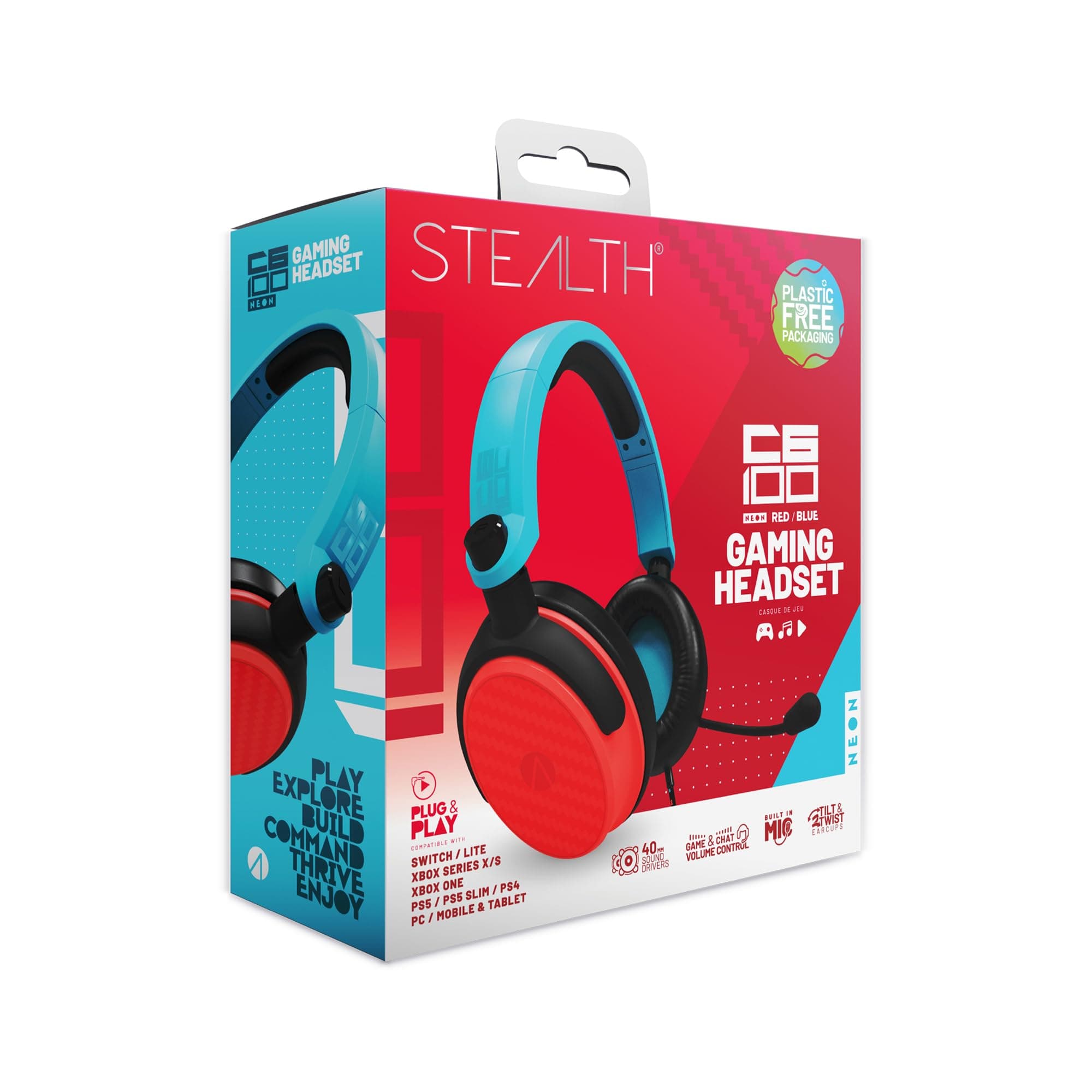 Sponsored Ad – STEALTH C6-100 Gaming Headset Range (Blue/Red)
