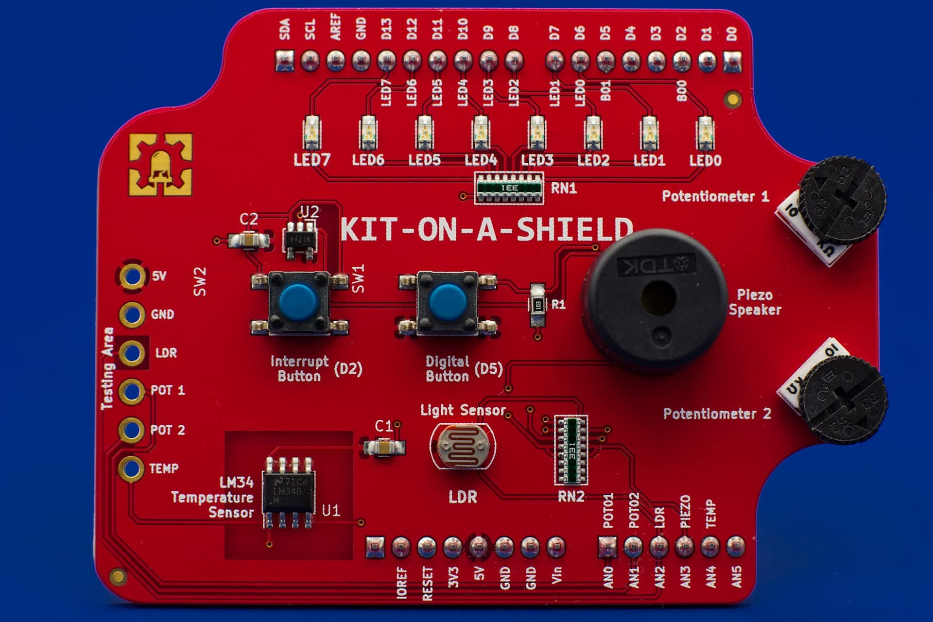 Kit-on-a-Shield for Arduino