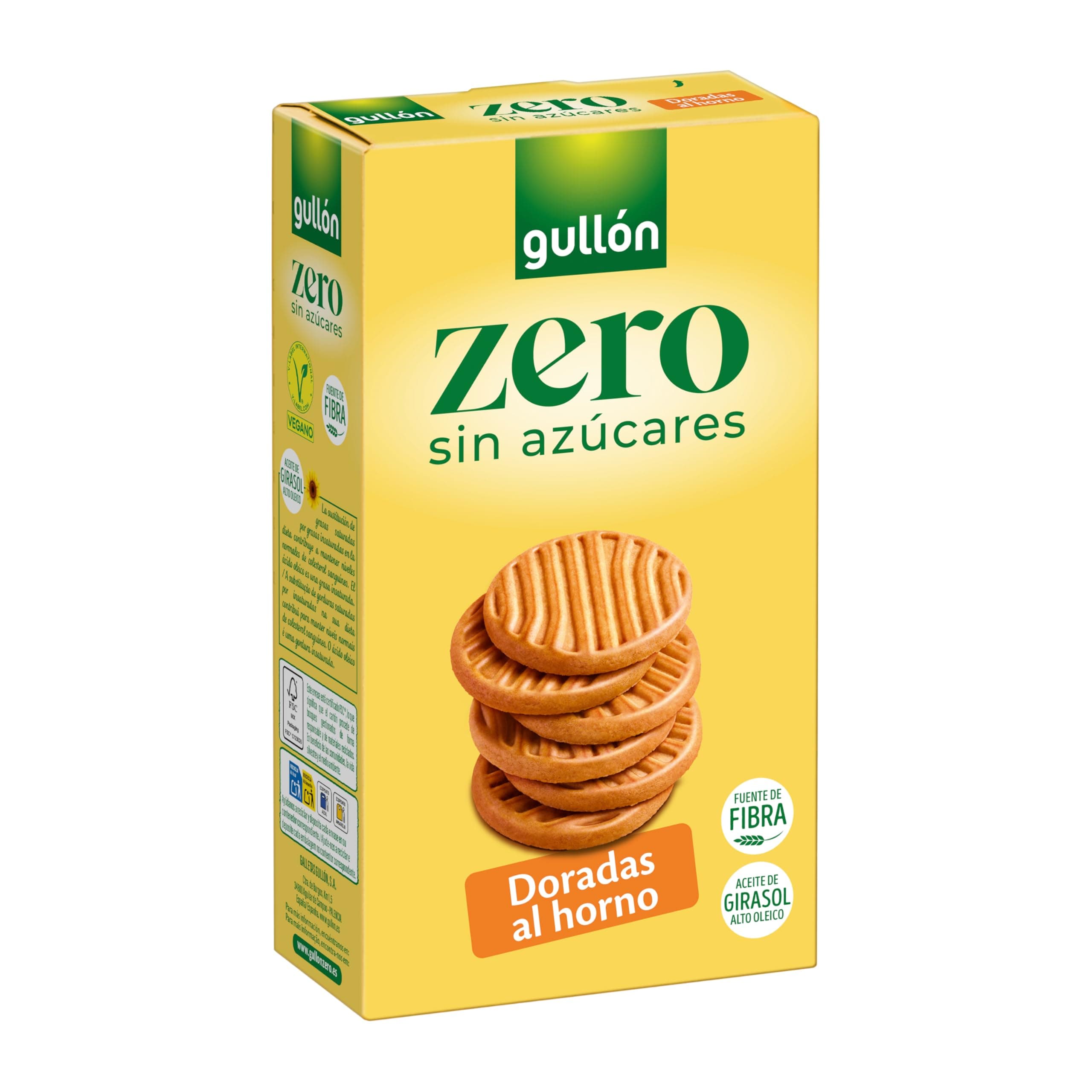 Gullon Biscuits Sugar Free, Shortbread Cookies 330GR
